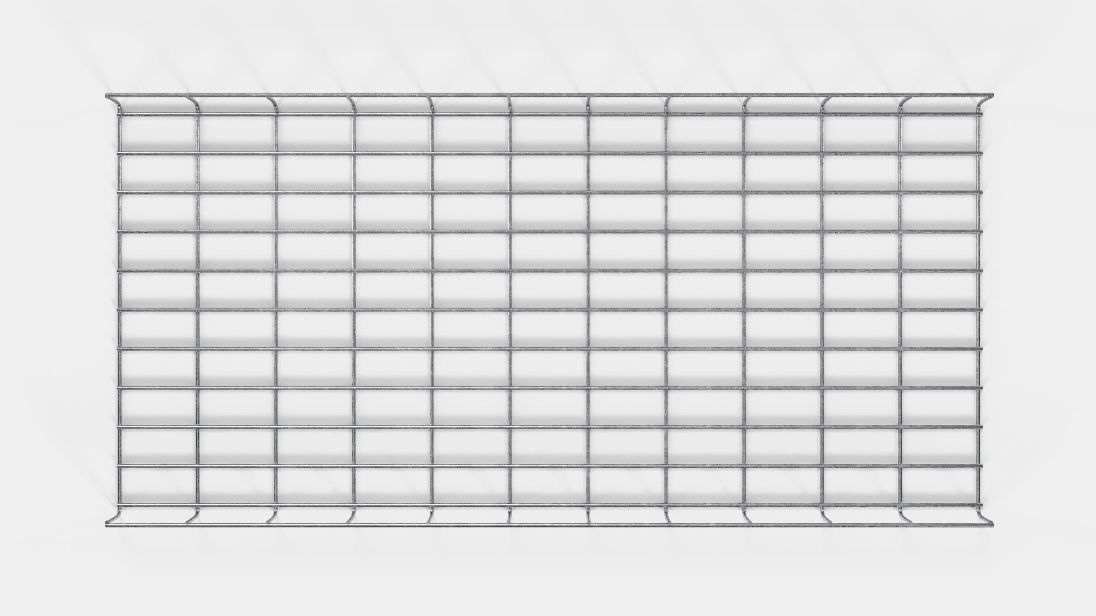 Trellis højde 110 cm, dybde 5 cm, maskestørrelse 5 x 10 cm