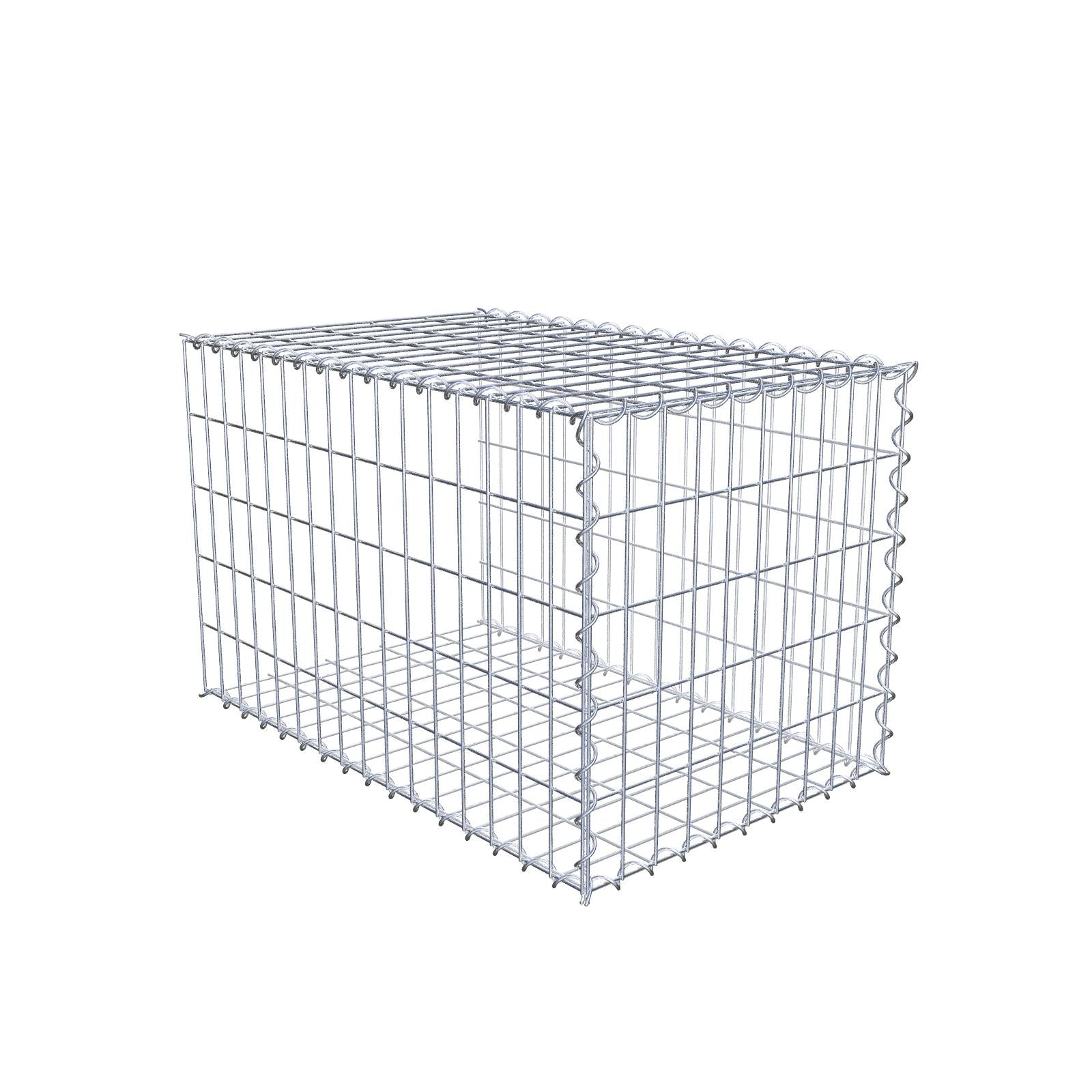 Tilläggsgabion typ 2 80 cm x 50 cm x 50 cm (L x H x D), maskstorlek 5 cm x 10 cm, spiral
