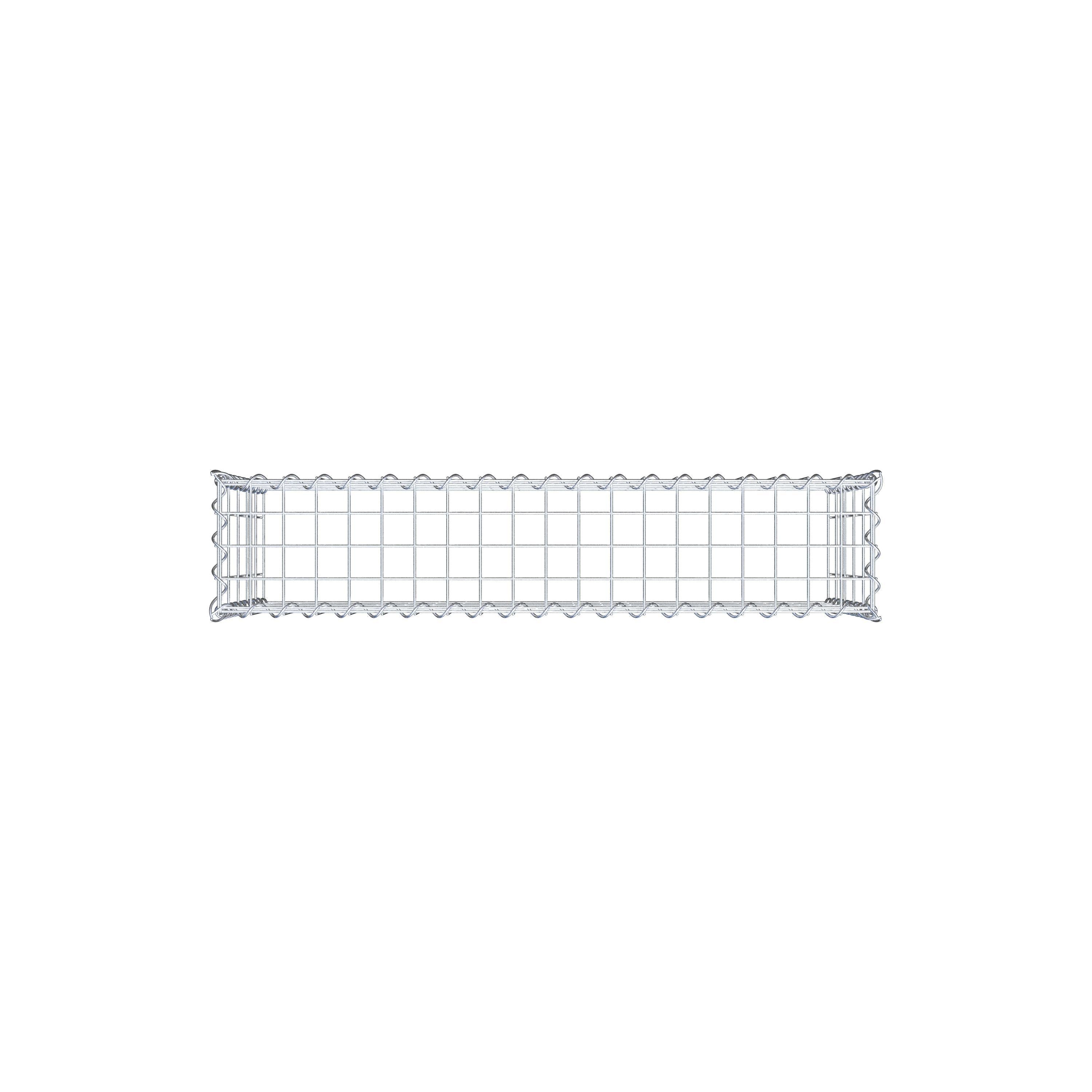 Gabbione aggiuntivo tipo 3 100 cm x 50 cm x 20 cm (L x H x P), dimensione maglia 5 cm x 10 cm, a spirale