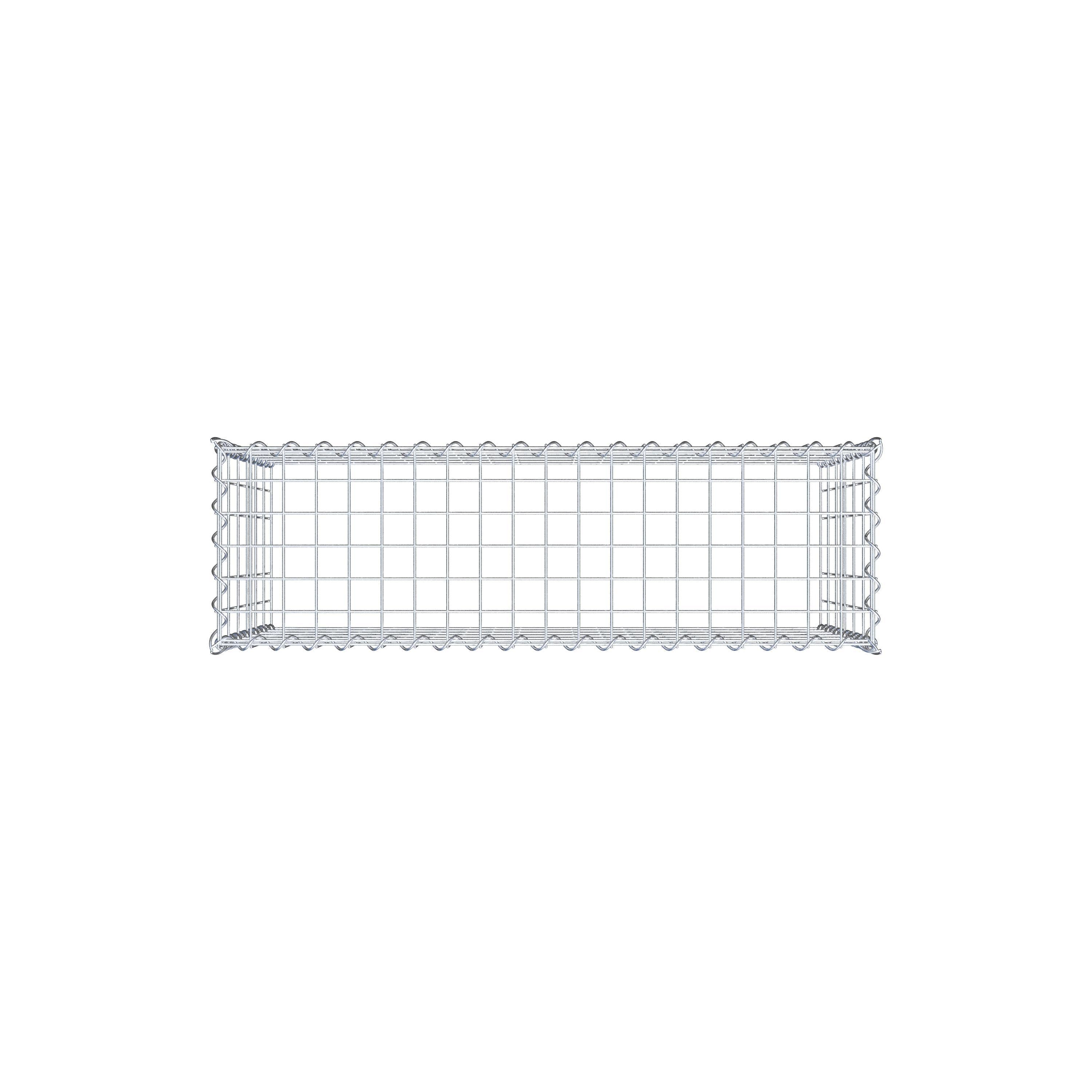 Anbaugabione Typ 3 100 cm x 60 cm x 30 cm (L x H x T), Maschenweite 5 cm x 10 cm, Spirale