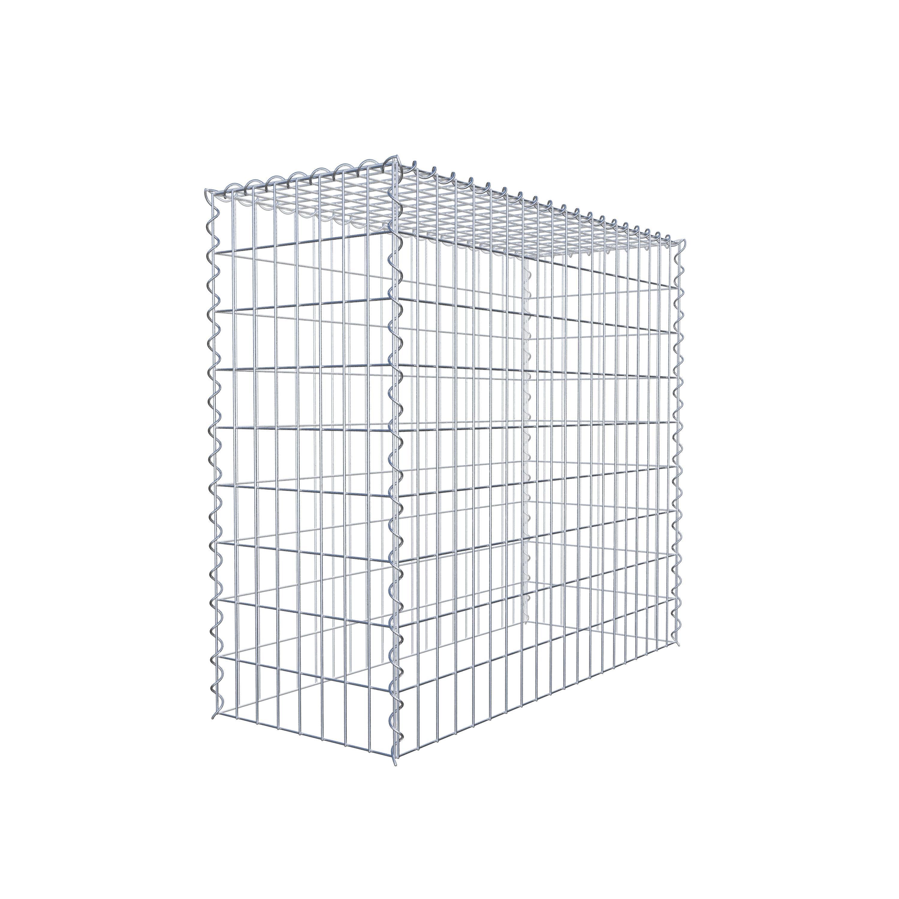 Gabbione aggiuntivo tipo 3 100 cm x 90 cm x 40 cm (L x H x P), maglia 5 cm x 10 cm, spirale