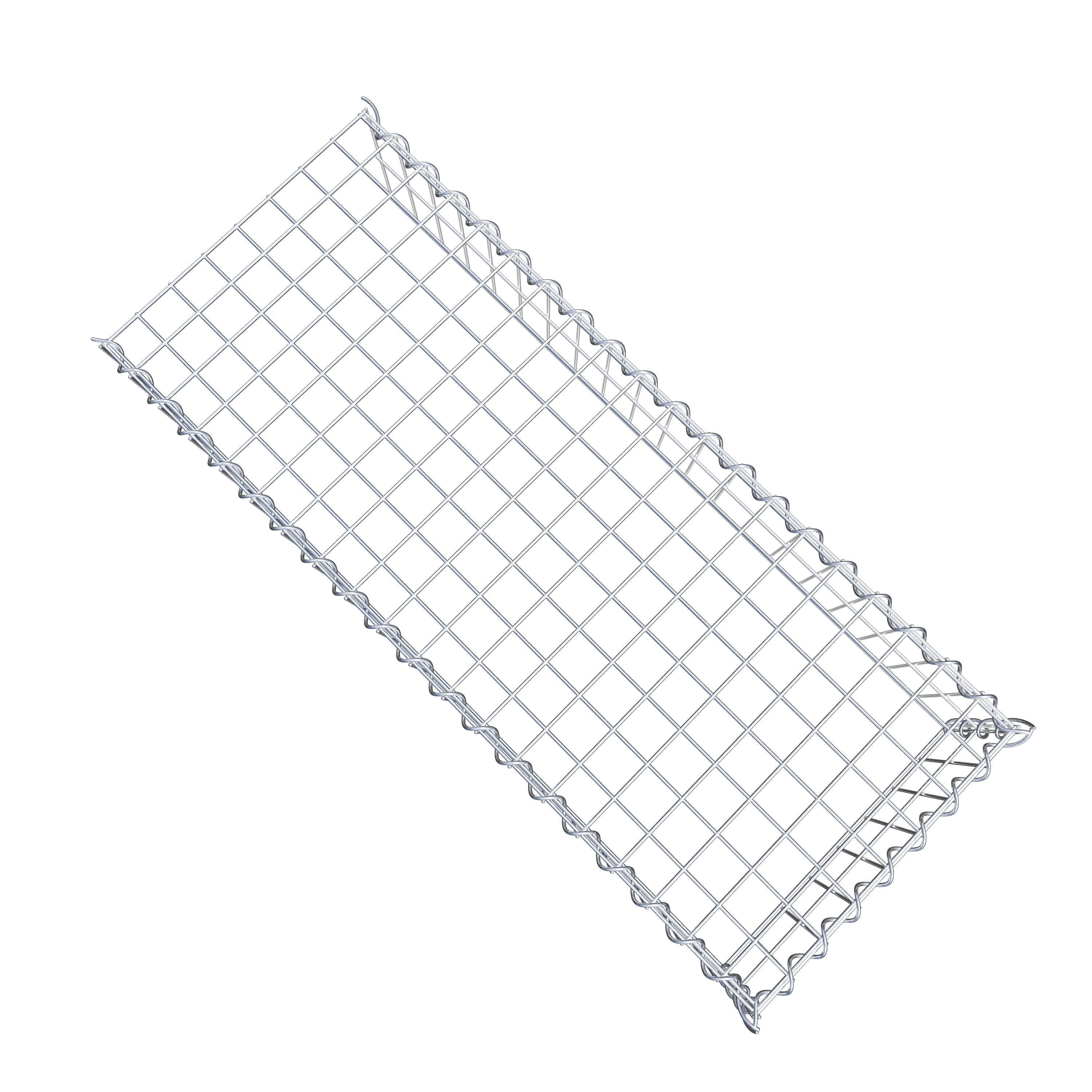 Gabião tipo 4 100 cm x 20 cm x 40 cm (C x A x P), malhagem 5 cm x 10 cm, espiral