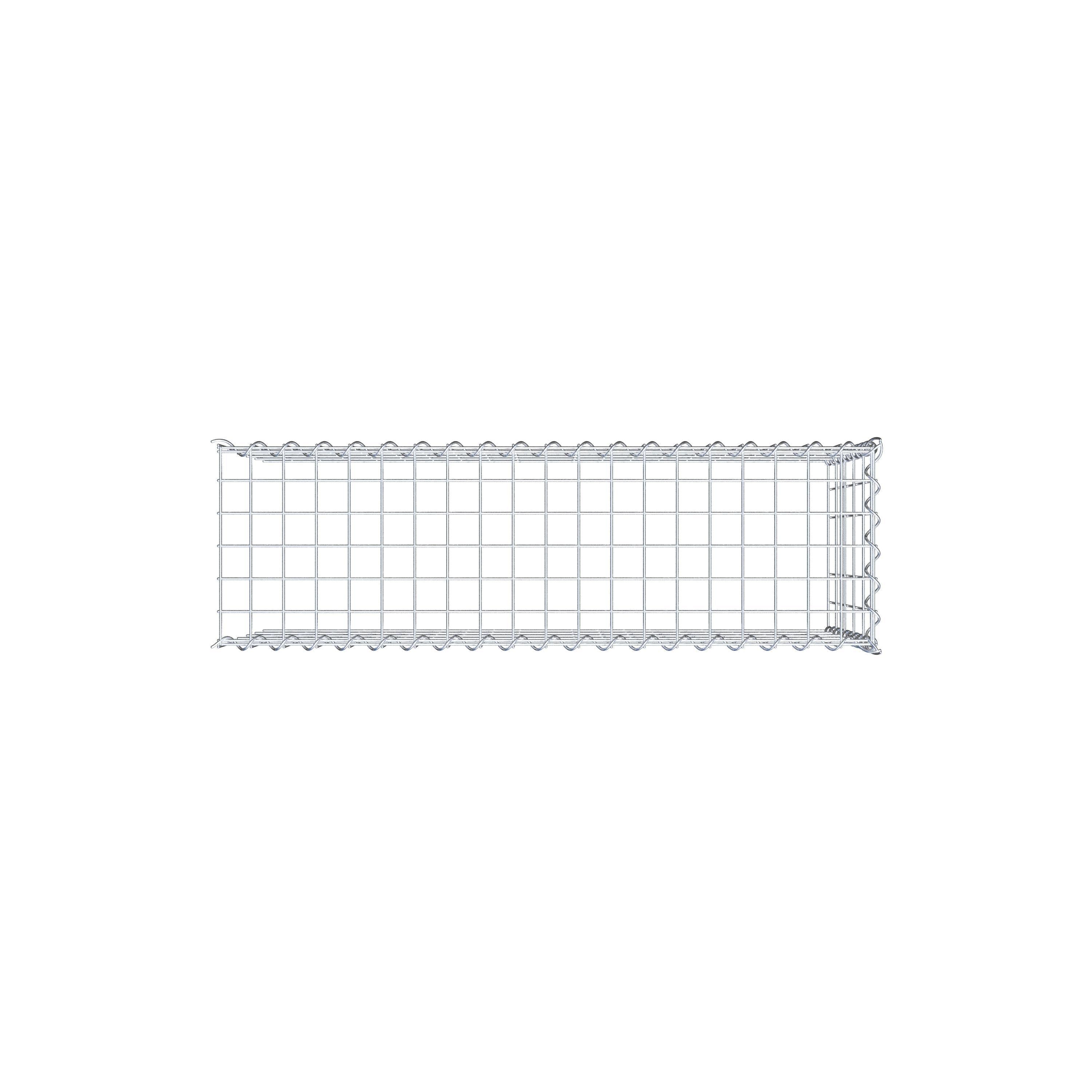 Anbaugabione Typ 4 100 cm x 50 cm x 30 cm (L x H x T), Maschenweite 5 cm x 10 cm, Spirale