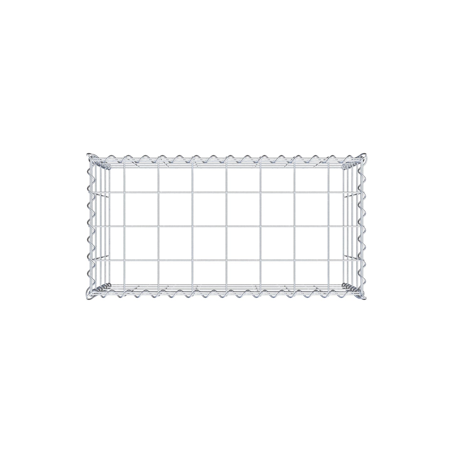 Gabbione aggiuntivo tipo 3 80 cm x 40 cm x 40 cm (L x H x P), maglia 10 cm x 10 cm, spirale