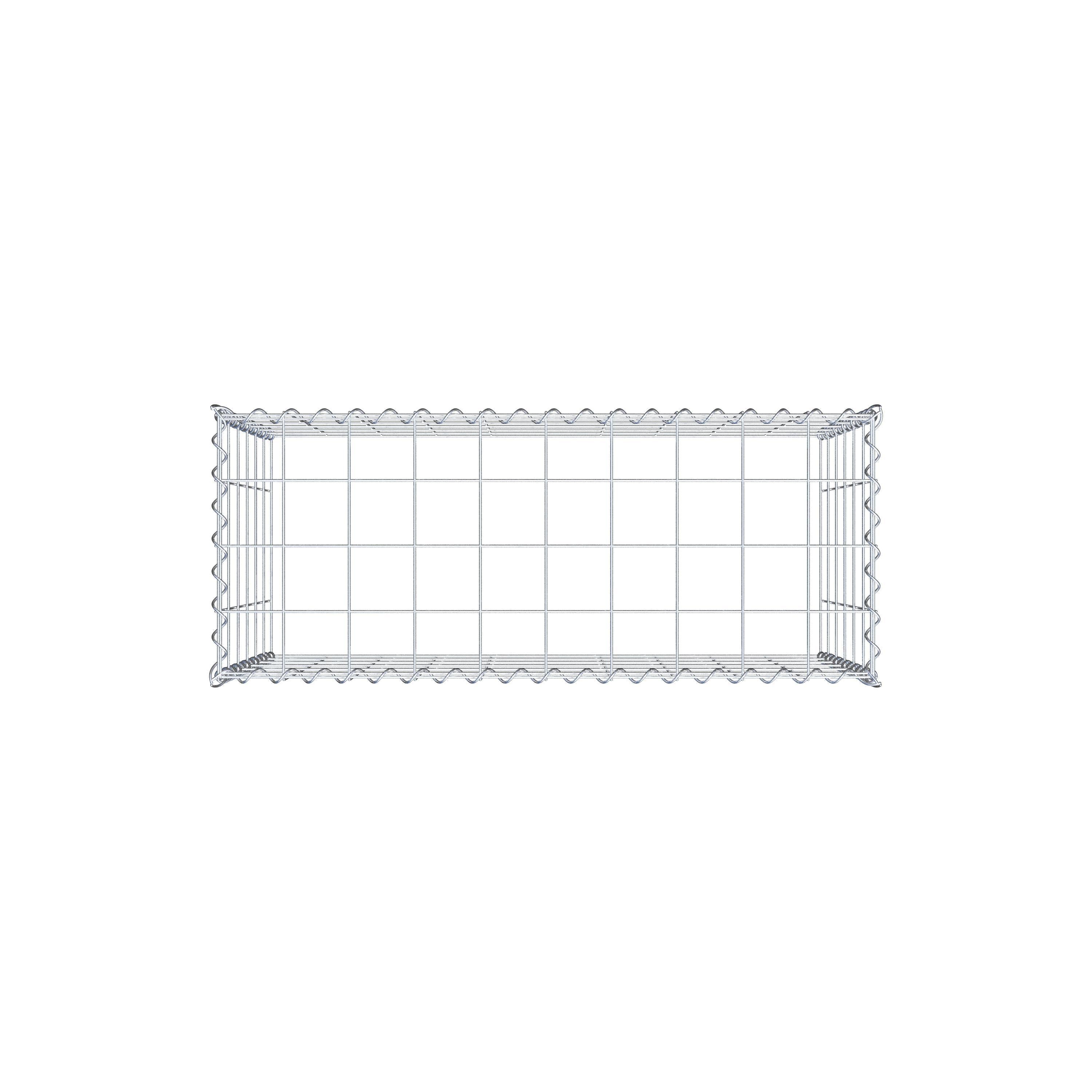 Gabbione aggiuntivo tipo 3 100 cm x 60 cm x 40 cm (L x H x P), maglia 10 cm x 10 cm, spirale