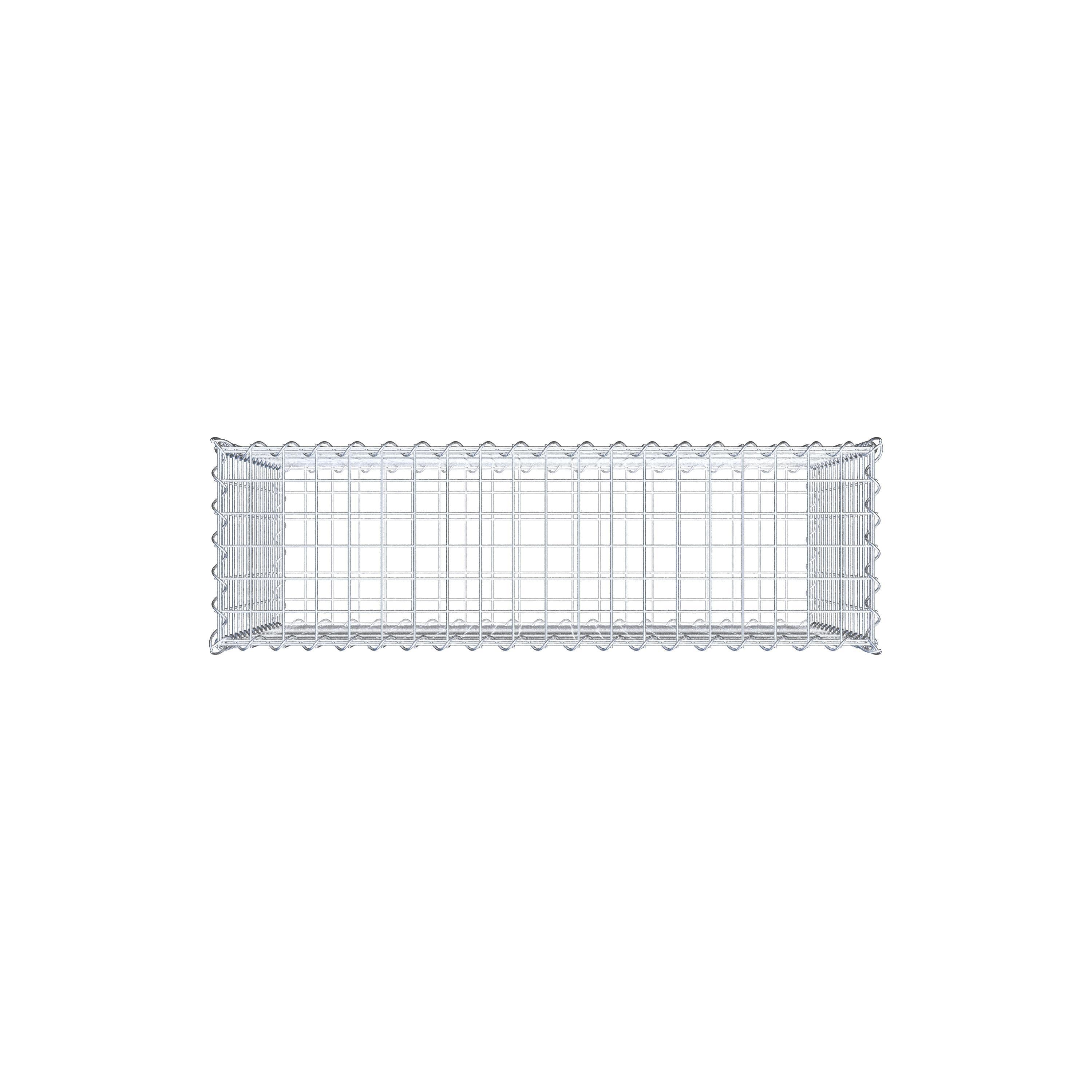 Gabion 100 cm x 70 cm x 30 cm (L x H x P), mailles 5 cm x 5 cm, spirale
