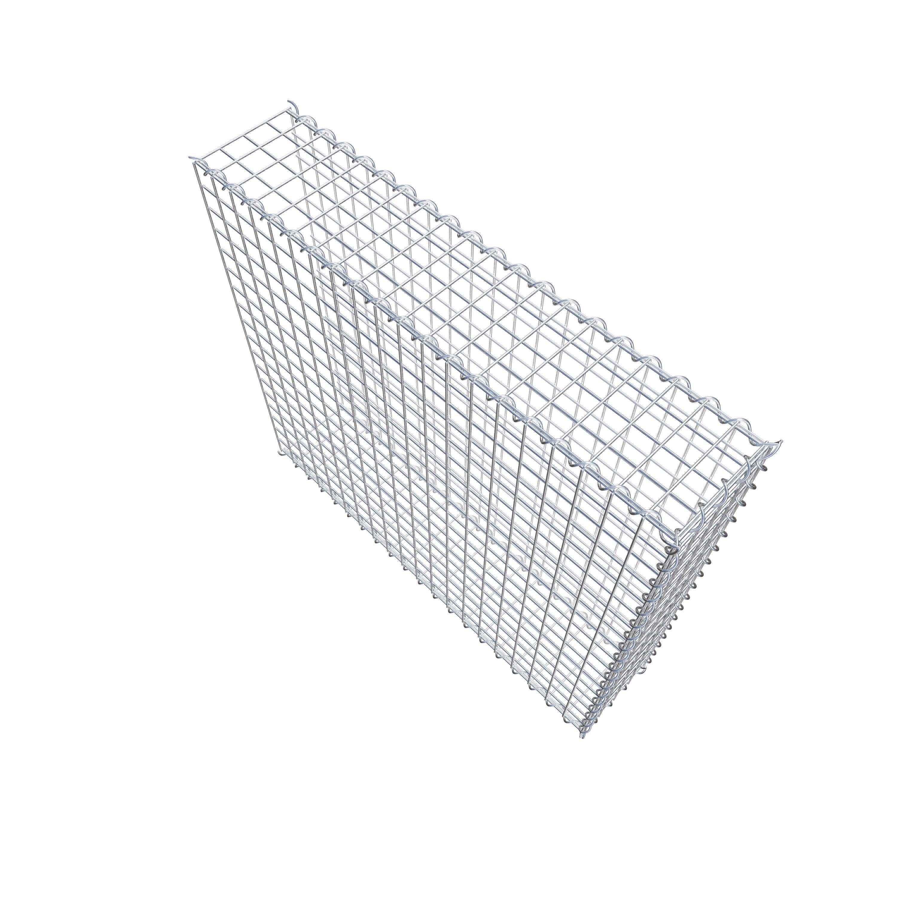 Gavión complementario tipo 2 100 cm x 90 cm x 20 cm (L x A x P), malla 5 cm x 5 cm, espiral