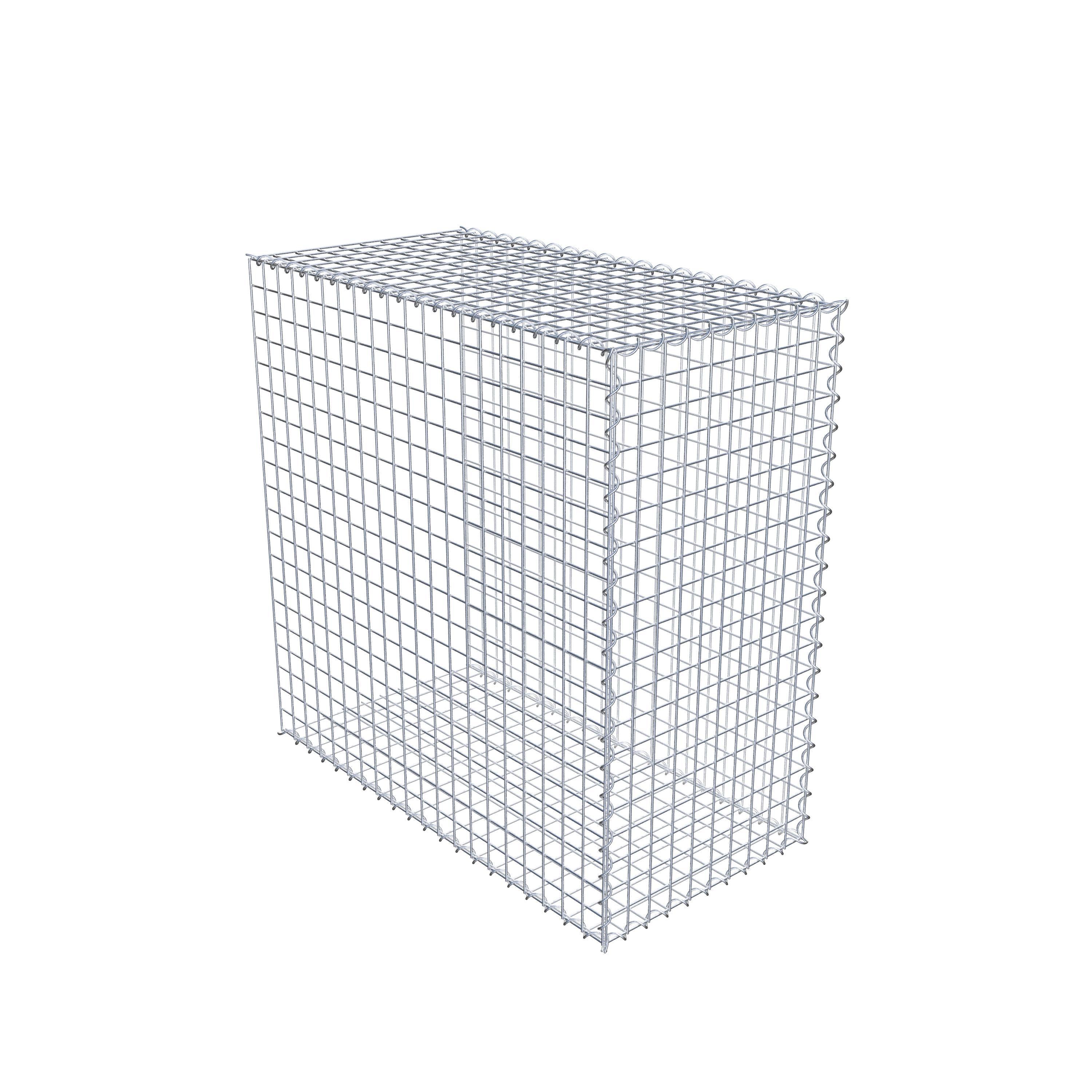 Gabião tipo 2 100 cm x 100 cm x 50 cm (C x A x P), malhagem 5 cm x 5 cm, espiral