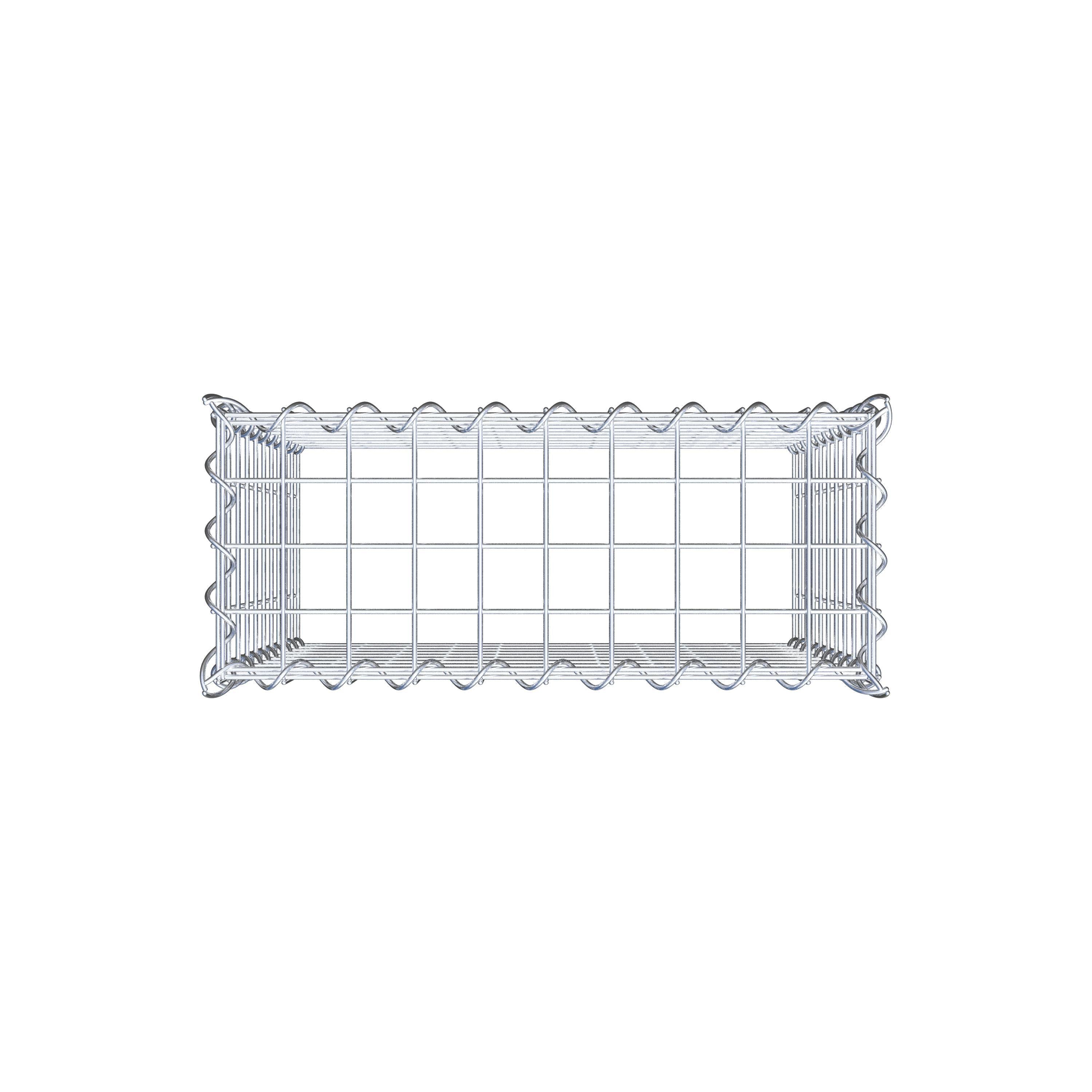 Anbaugabione Typ 3 50 cm x 50 cm x 20 cm (L x H x T), Maschenweite 5 cm x 5 cm, Spirale