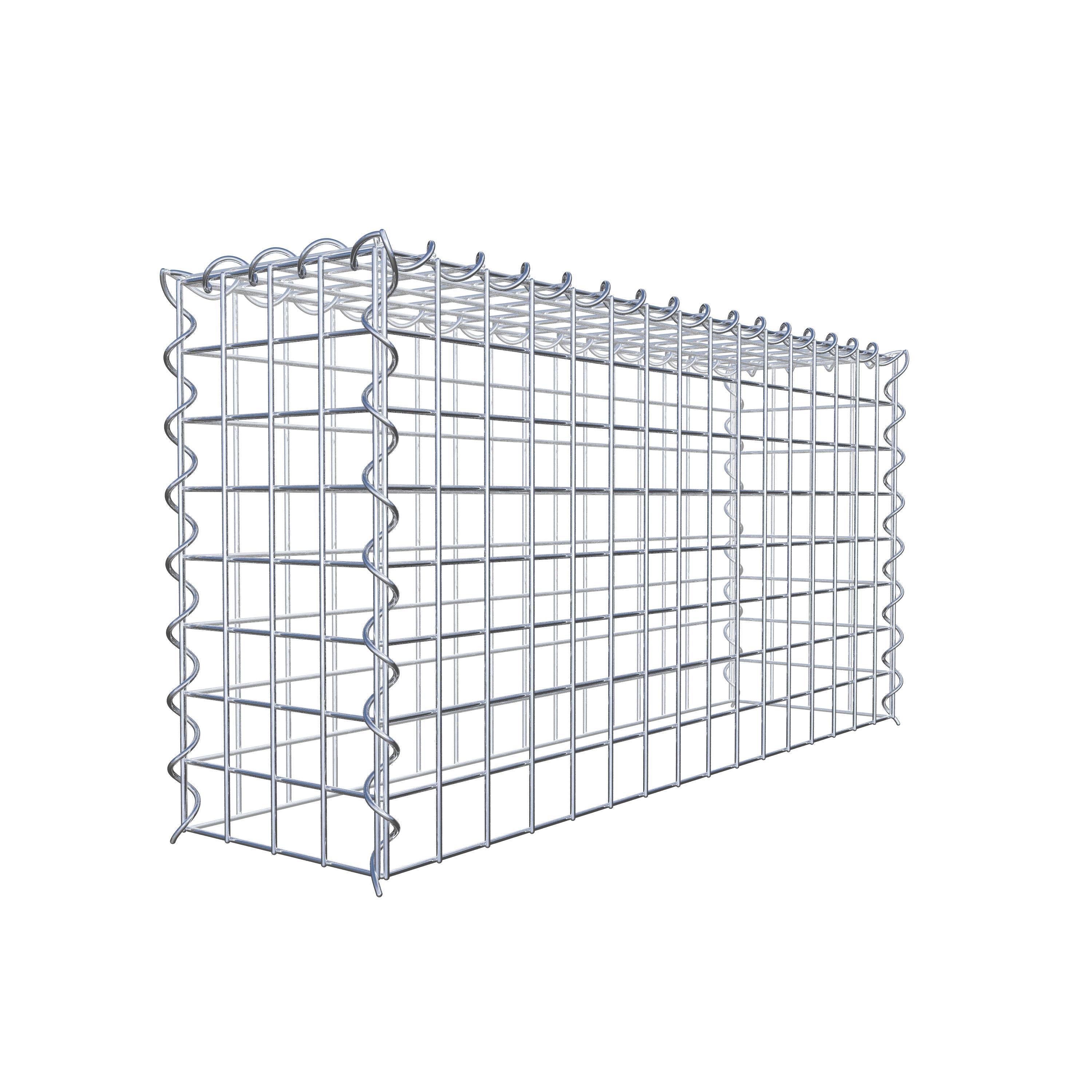 Gabião Tipo 3 80 cm x 40 cm x 20 cm (C x A x P), malhagem 5 cm x 5 cm, espiral