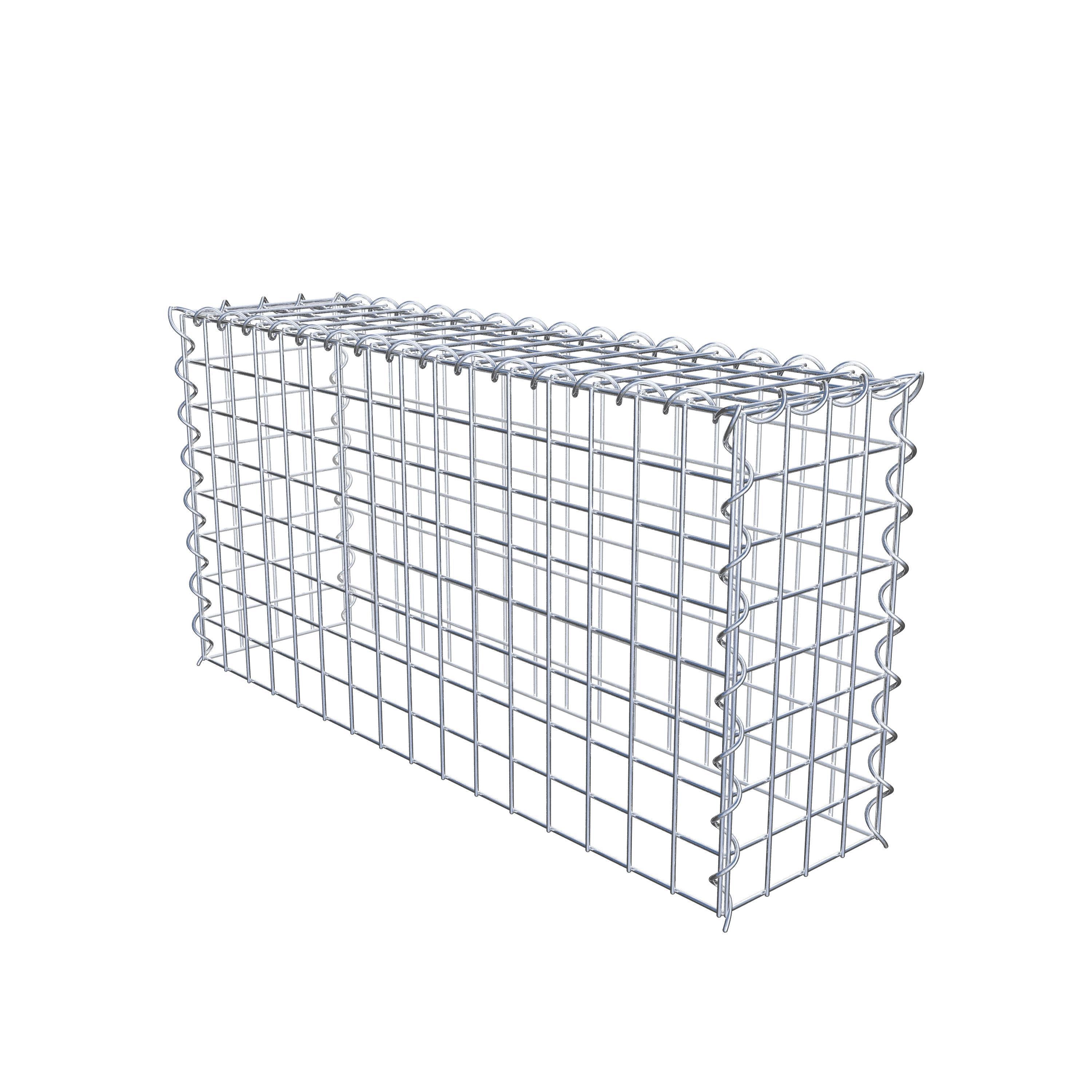 Gabião Tipo 3 80 cm x 40 cm x 20 cm (C x A x P), malhagem 5 cm x 5 cm, espiral