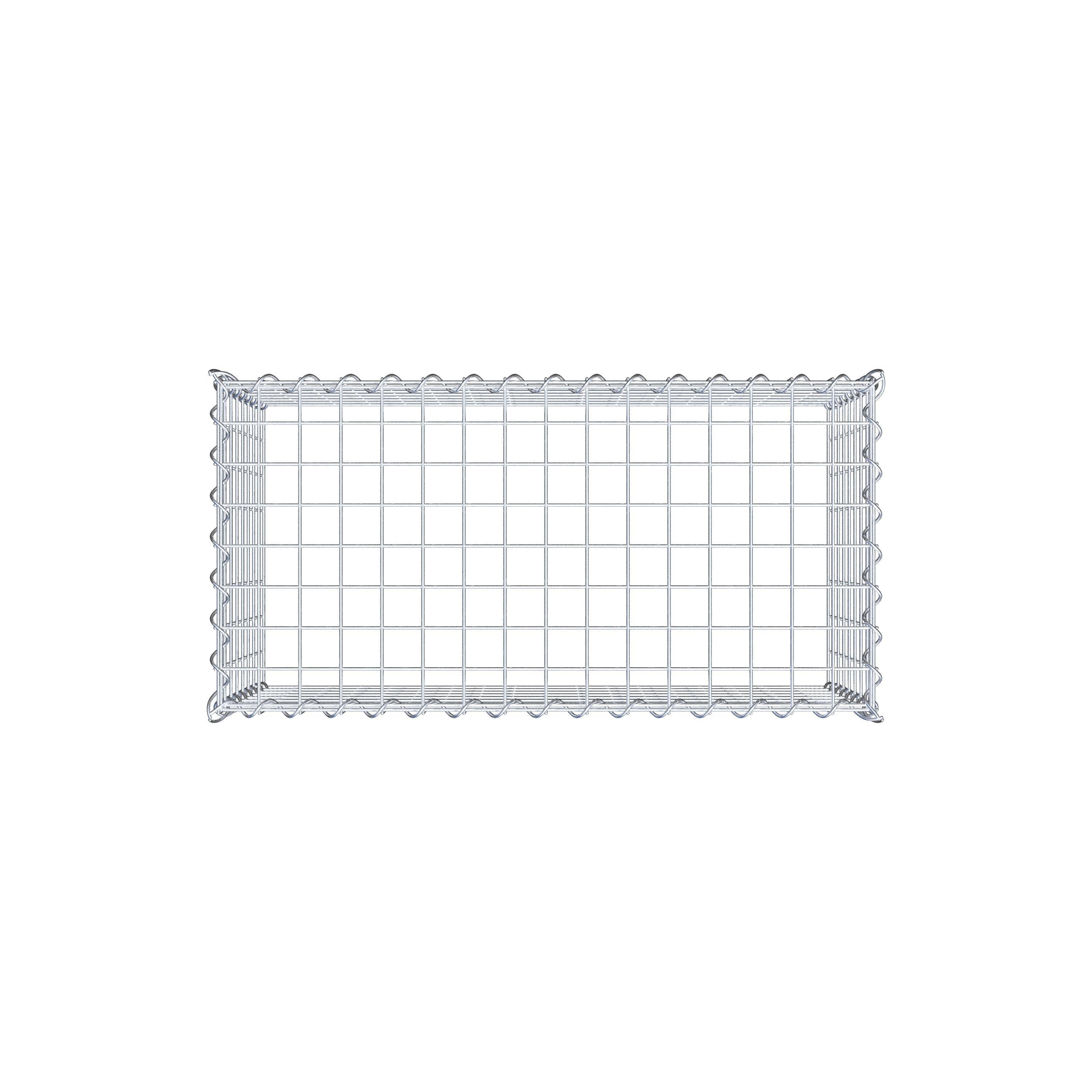 Gabião Tipo 3 80 cm x 40 cm x 40 cm (C x A x P), malhagem 5 cm x 5 cm, espiral