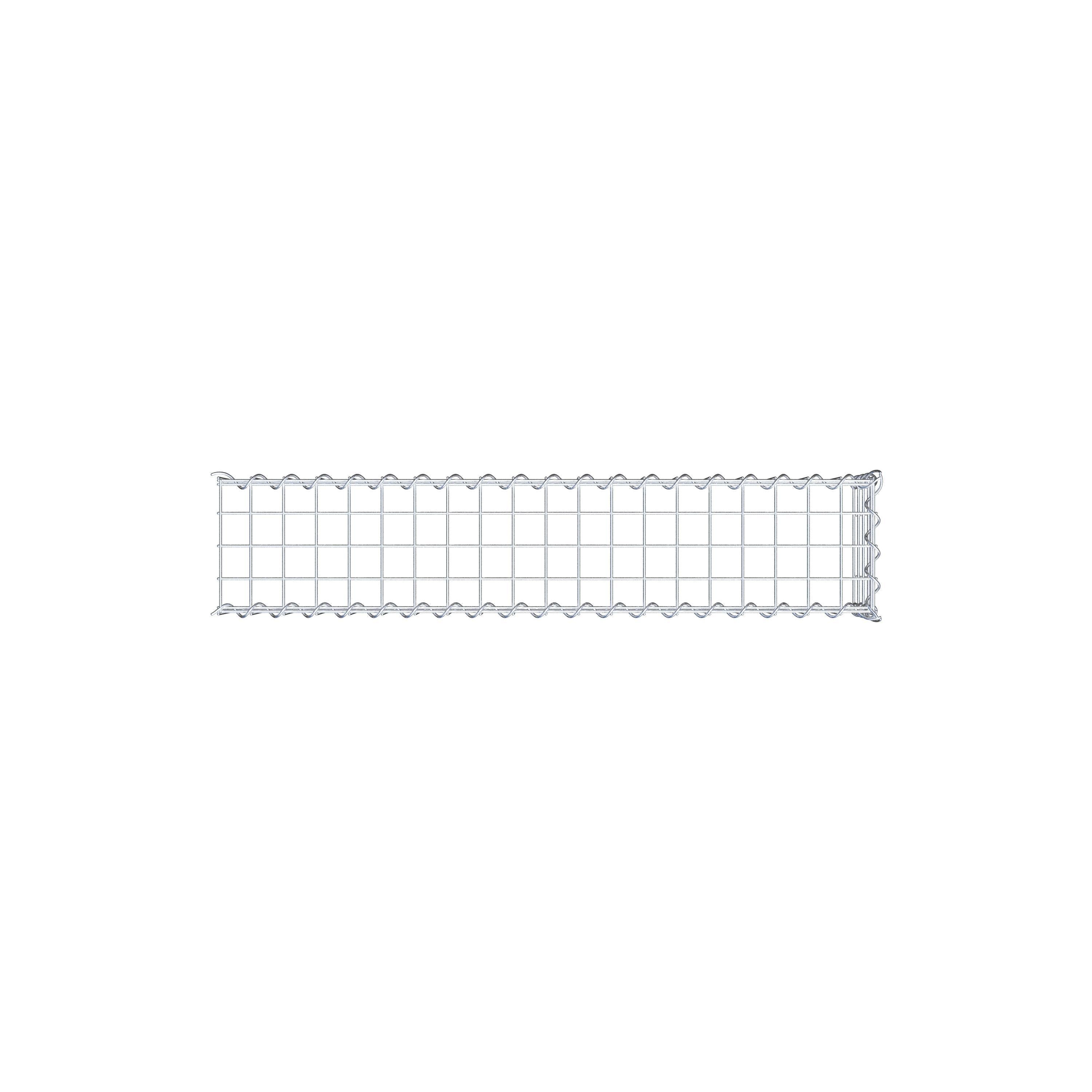 Anbaugabione Typ 4 100 cm x 20 cm x 20 cm (L x H x T), Maschenweite 5 cm x 5 cm, Spirale