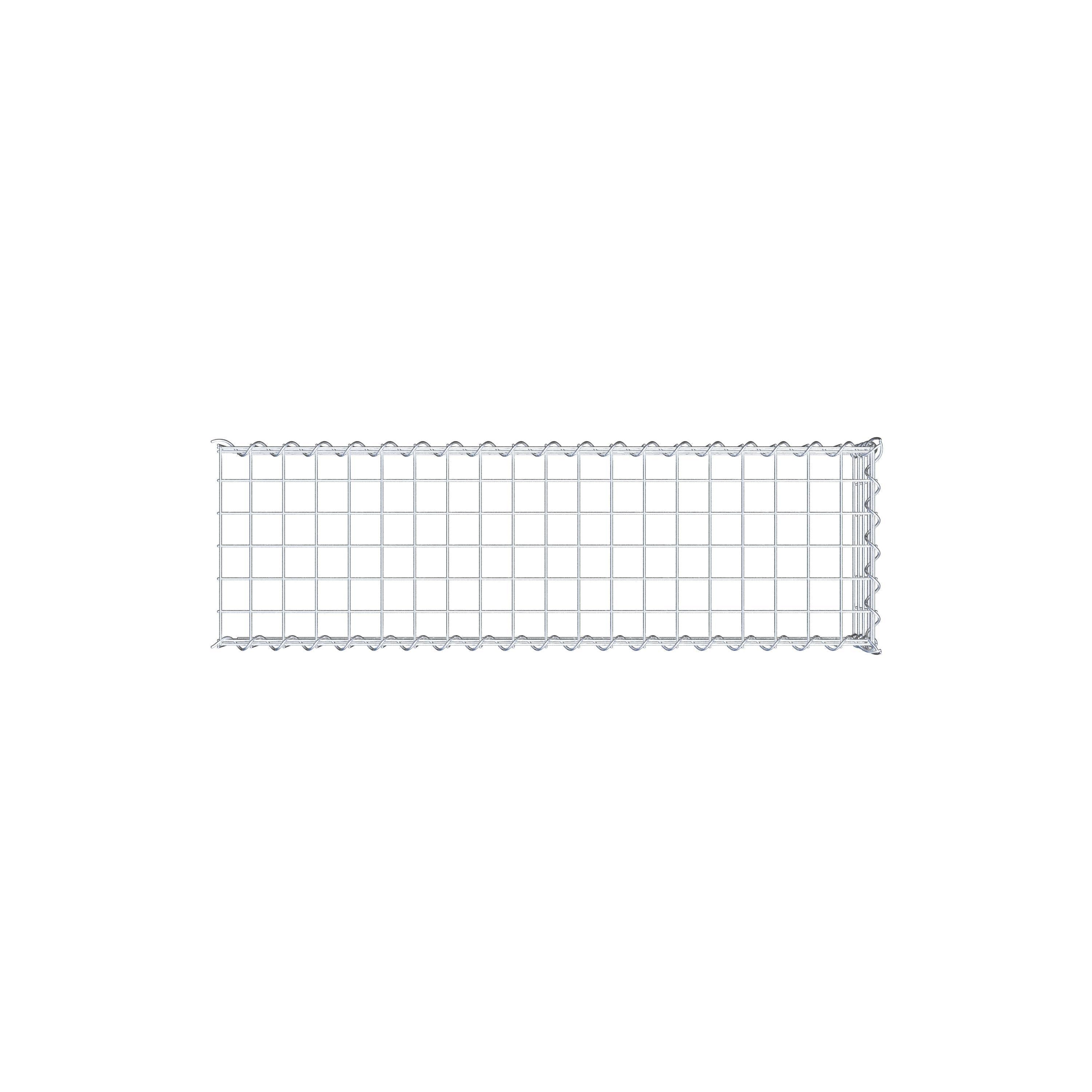 Anbaugabione Typ 4 100 cm x 20 cm x 30 cm (L x H x T), Maschenweite 5 cm x 5 cm, Spirale