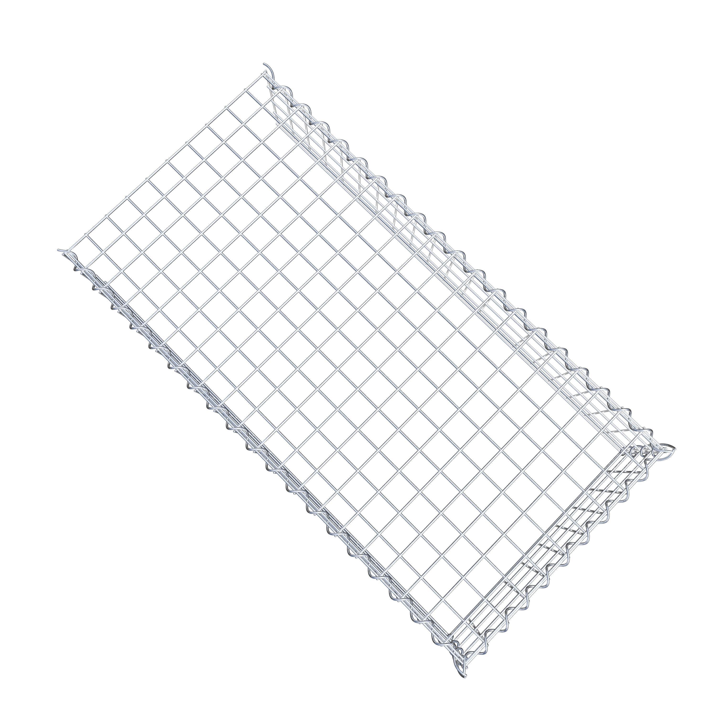 Extra gabion typ 4 100 cm x 20 cm x 50 cm (L x H x D), maskstorlek 5 cm x 5 cm, spiral