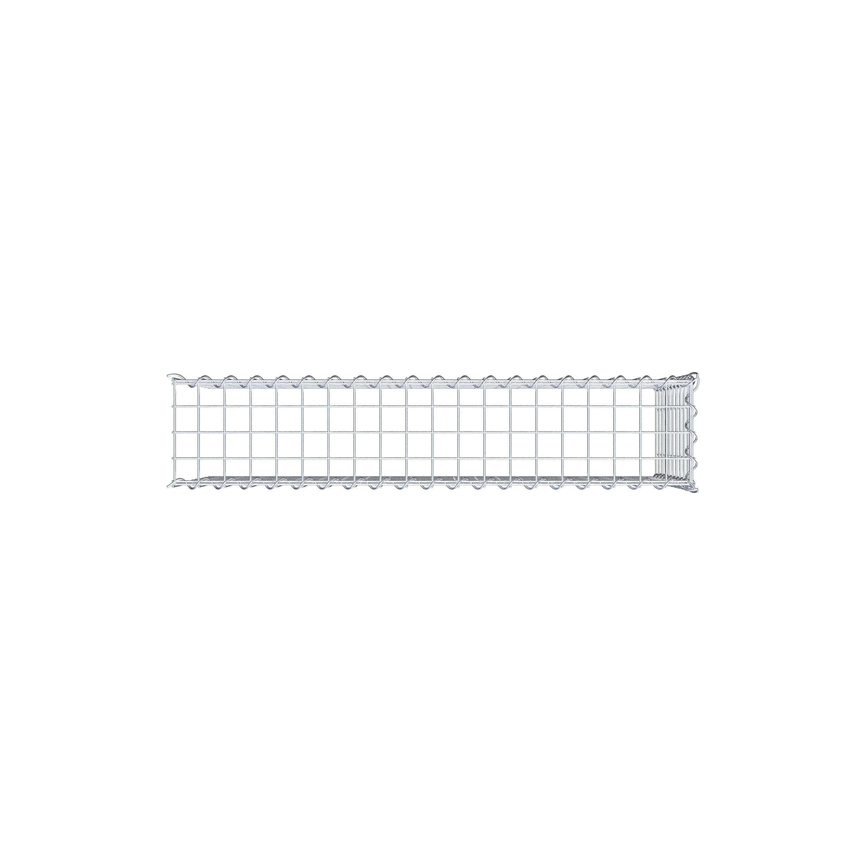 Anbaugabione Typ 4 100 cm x 50 cm x 20 cm (L x H x T), Maschenweite 5 cm x 5 cm, Spirale