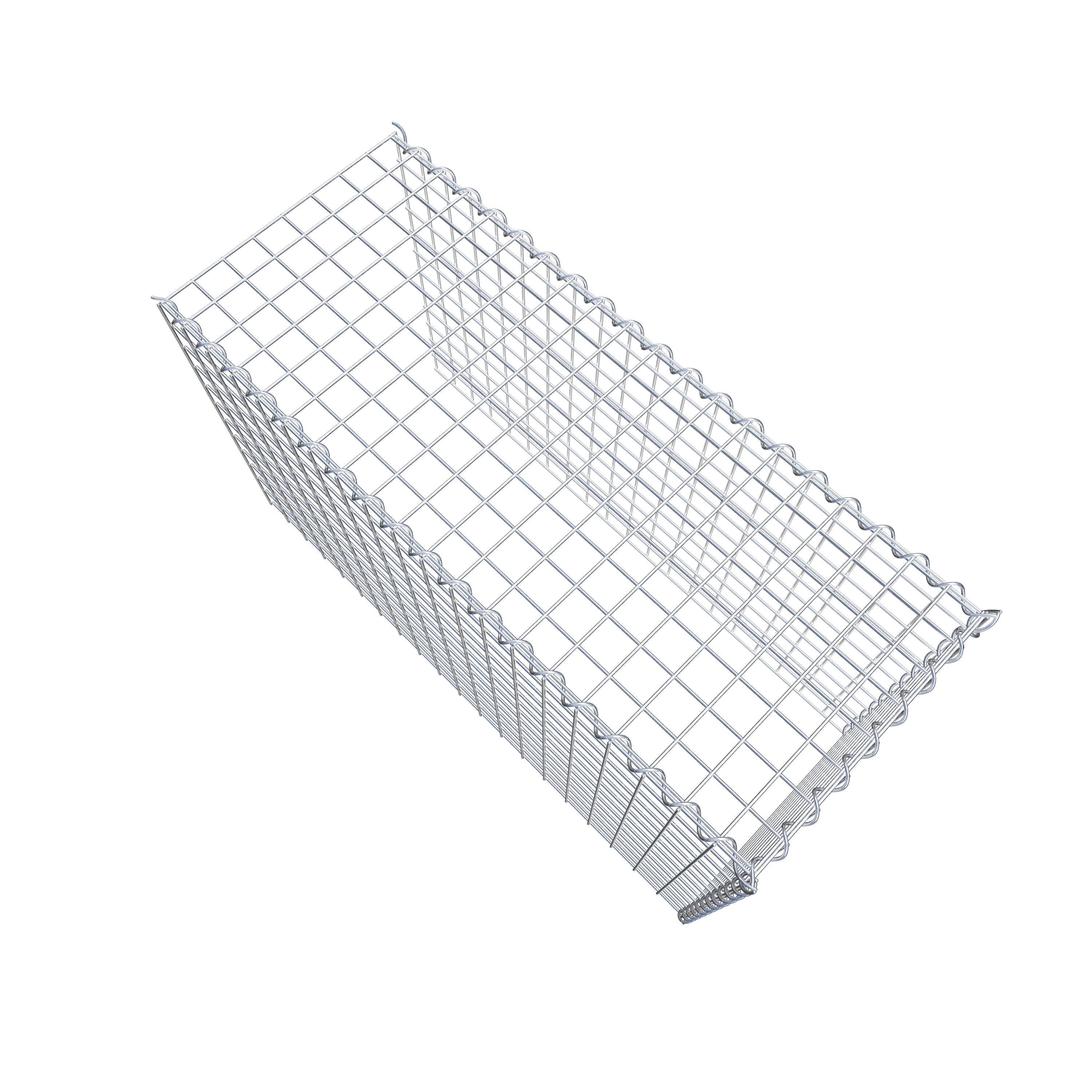 Extra gabion typ 4 100 cm x 60 cm x 40 cm (L x H x D), maskstorlek 5 cm x 5 cm, spiral