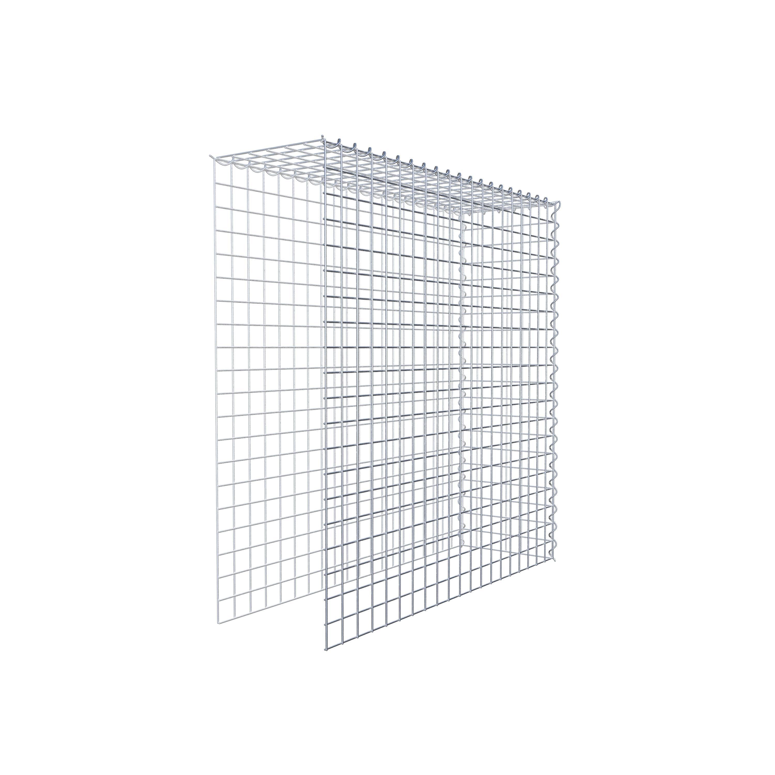 Anbaugabione Typ 4 100 cm x 100 cm x 30 cm (L x H x T), Maschenweite 5 cm x 5 cm, Spirale