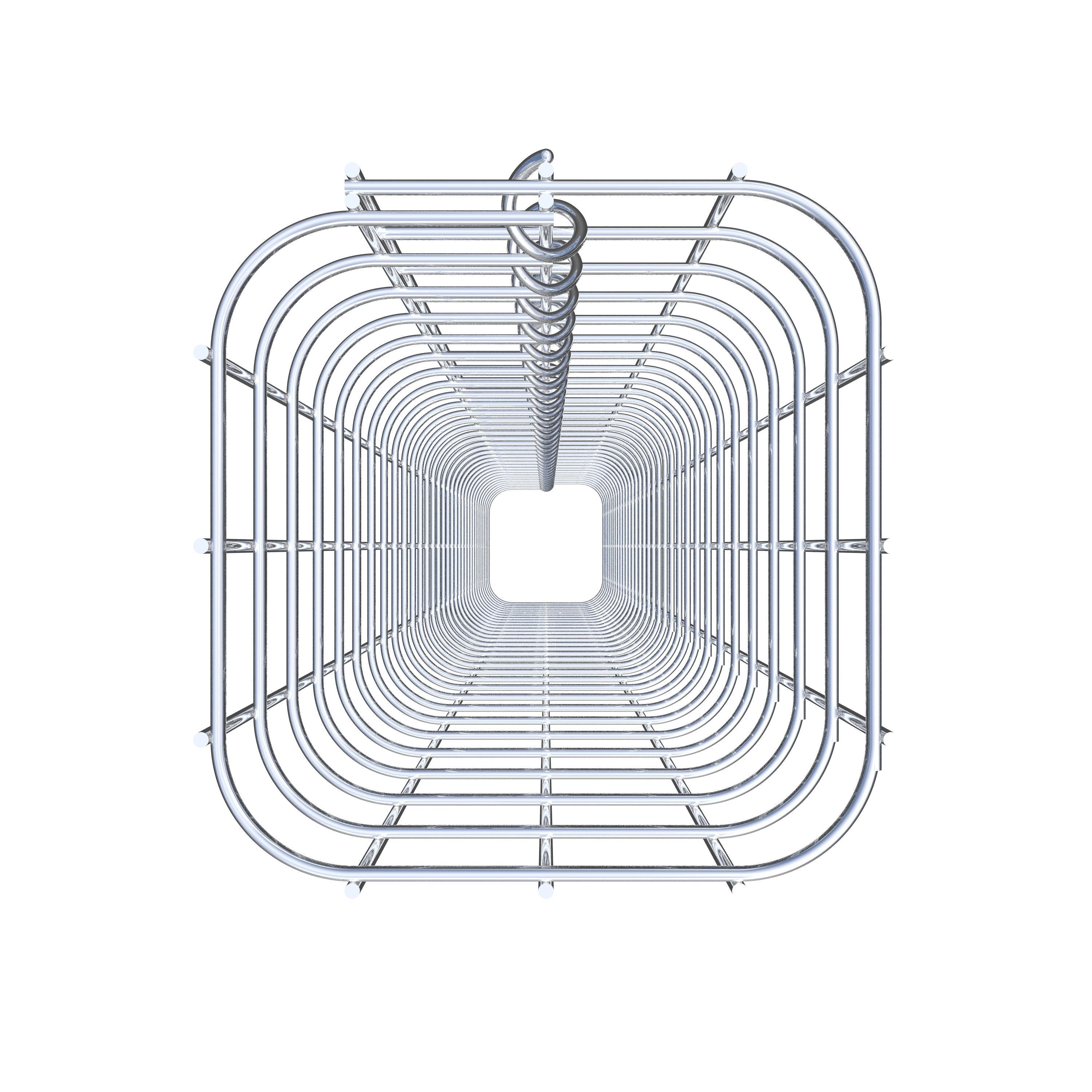 Columna de gaviones cuadrada 17 cm x 17 cm, 160 cm de altura, MW 5 cm x 5 cm