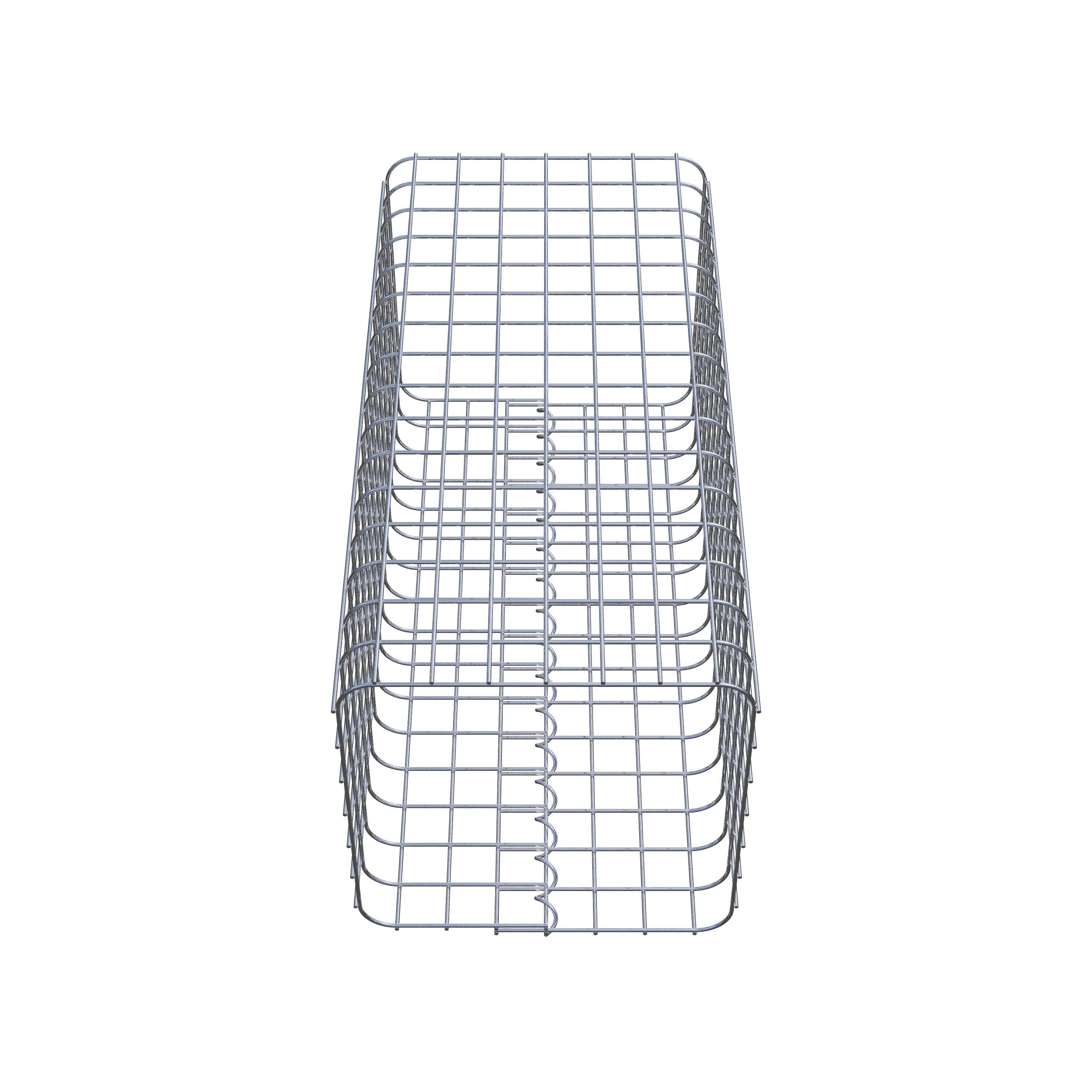 Colonna di gabbioni, angolare 37 cm x 37 cm, alta 80 cm, MW 5 cm x 5 cm