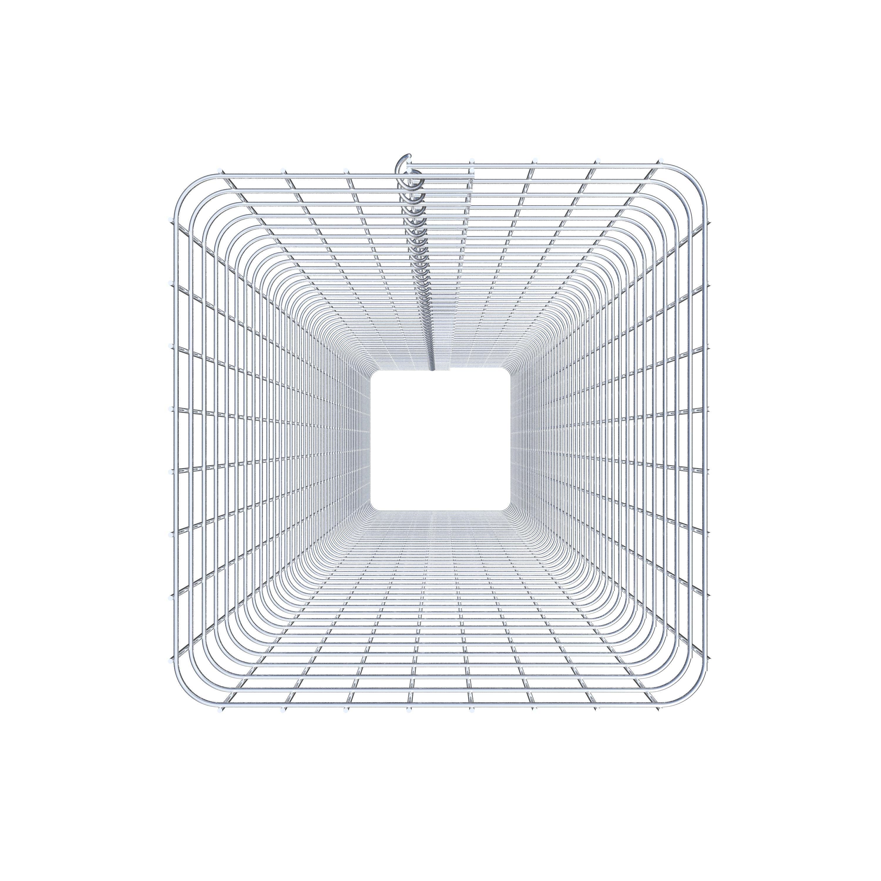 Schanskorfkolom hoekig 42 cm x 42 cm, 230 cm hoog, MW 5 cm x 5 cm