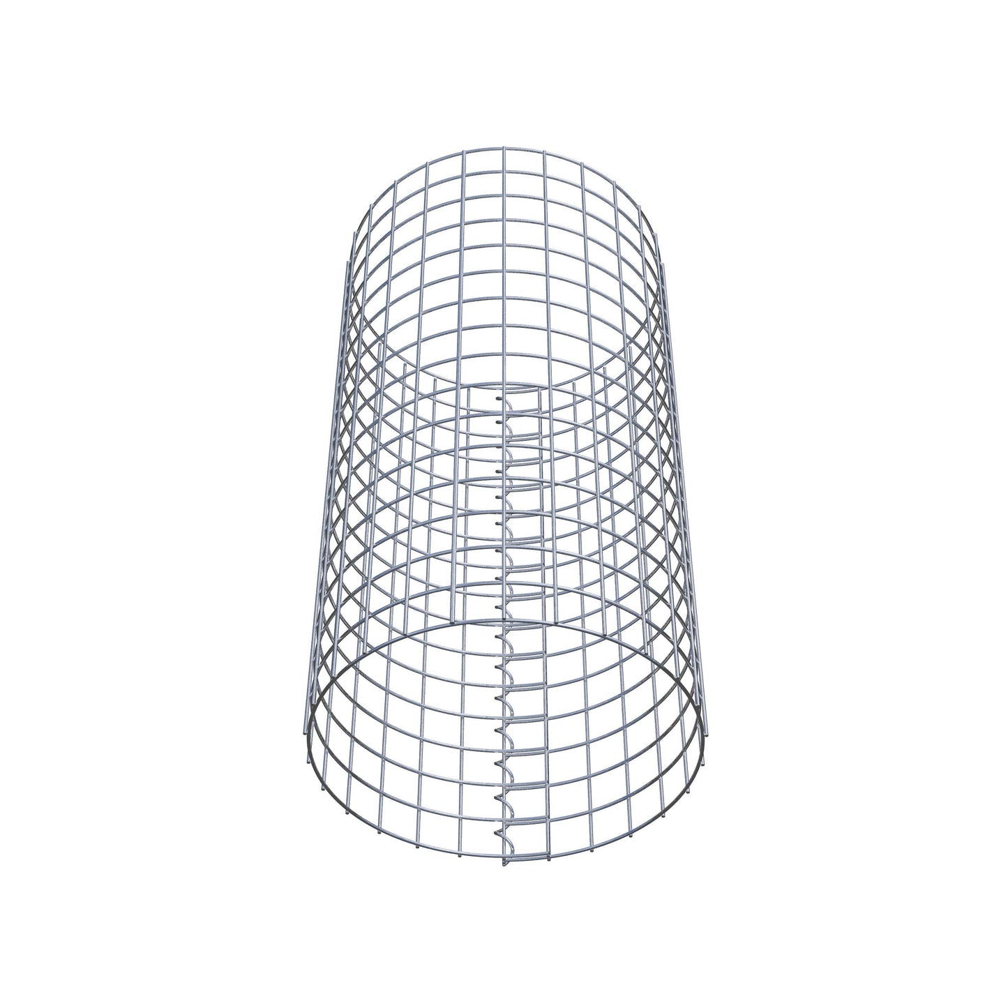 Colonne de gabion ronde 42 cm de diamètre, 80 cm de hauteur, maille 5 cm x 5 cm