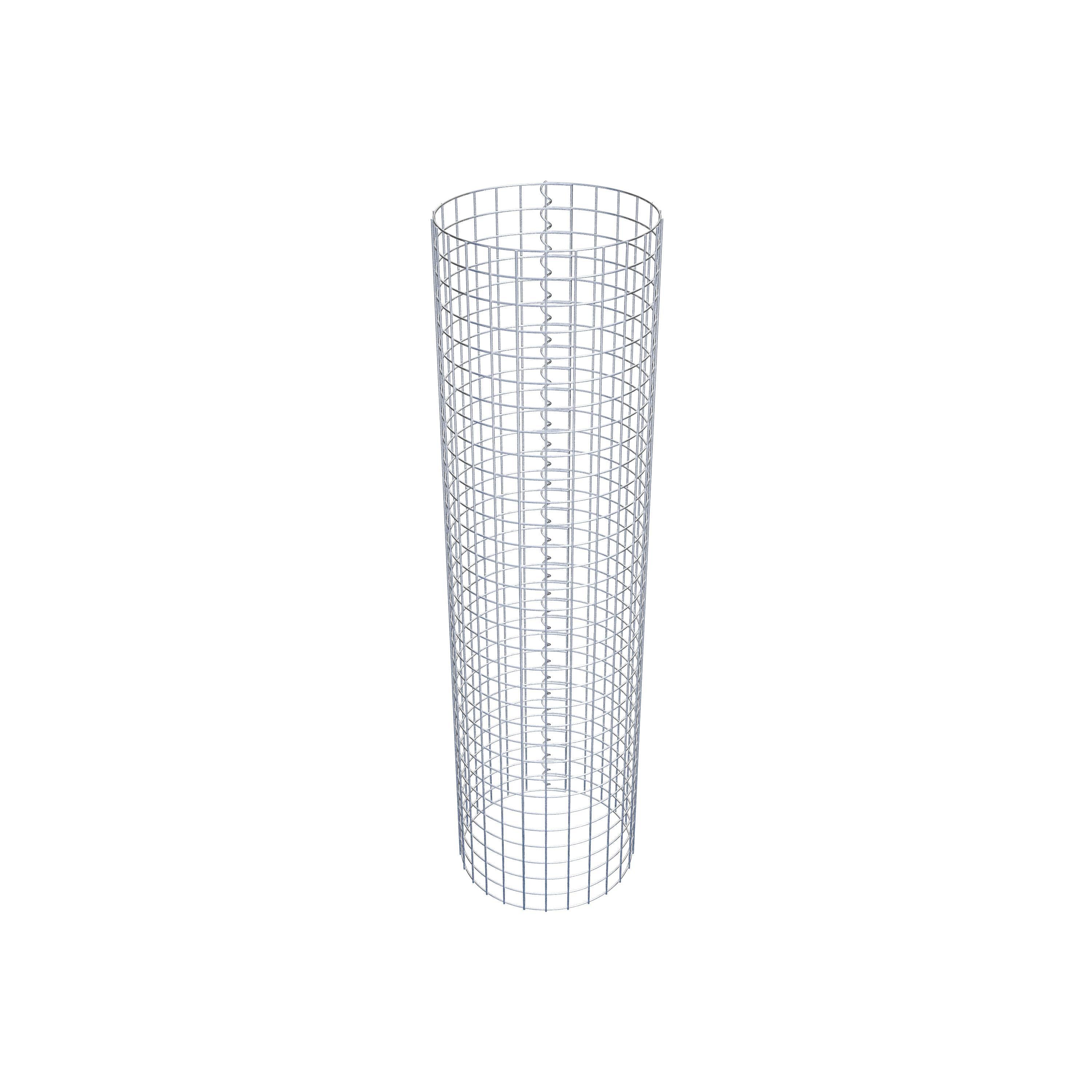 Gabionensäule rund 42 cm Durchmesser, 160 cm Höhe, Maschenweite 5 cm x 5 cm