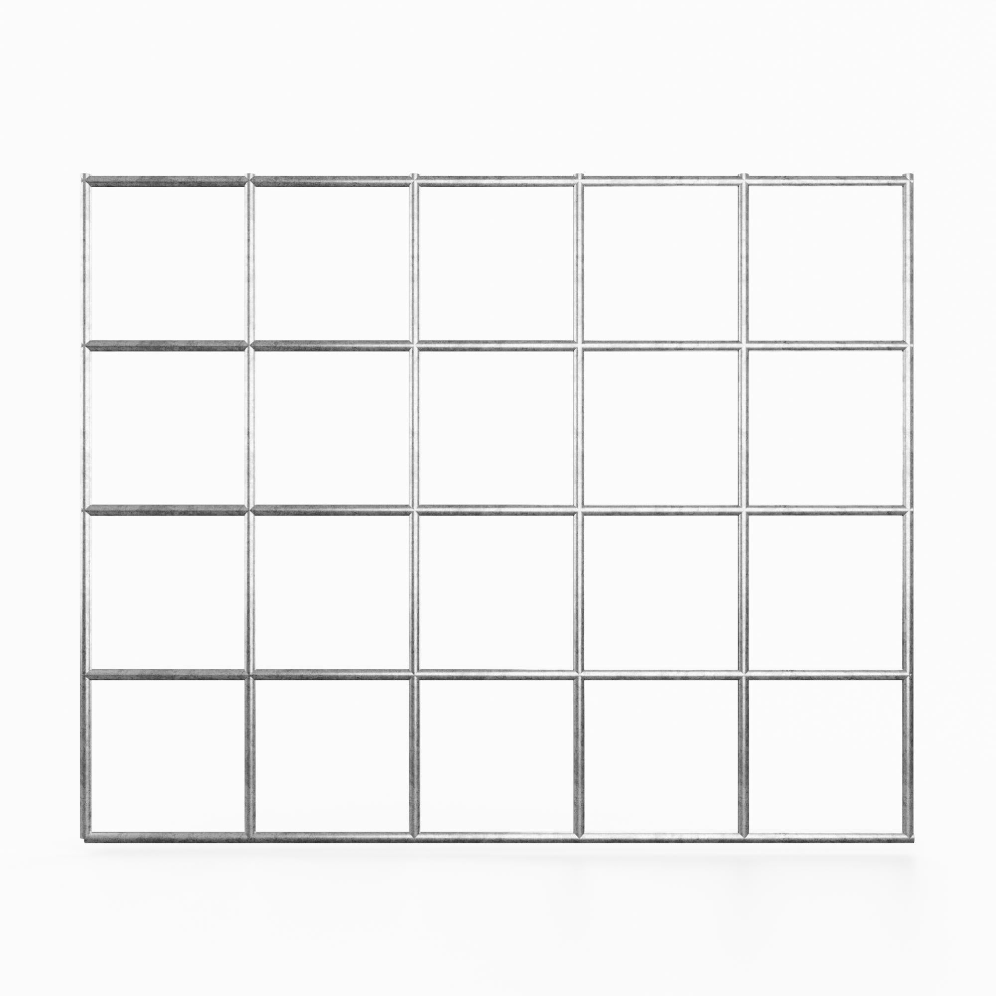 Grade 10 x 10 cm tamanho da malha