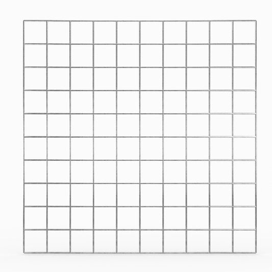 Rejilla de malla de 10 x 10 cm.