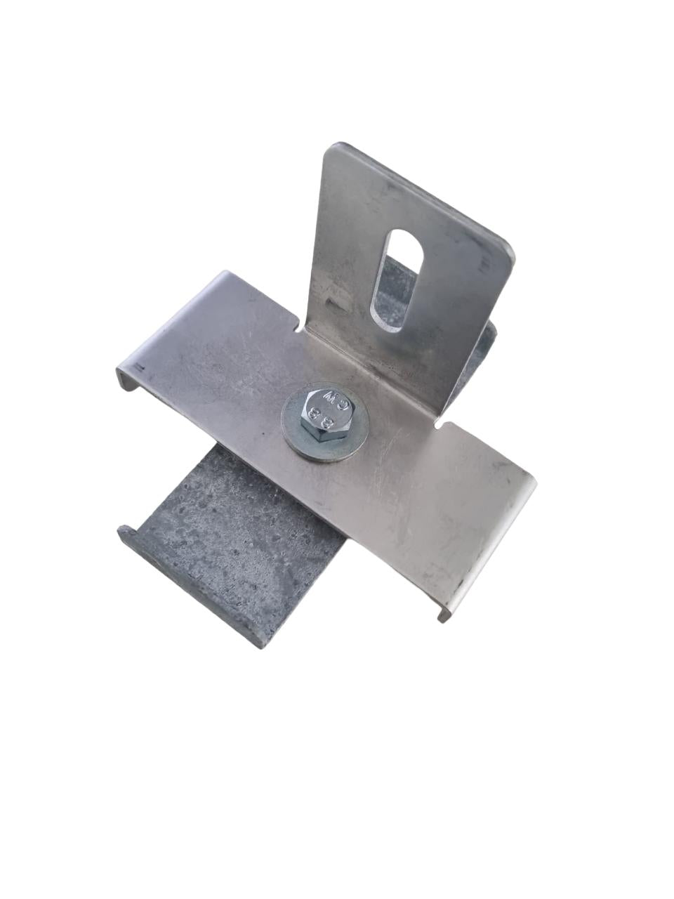 Grampo com suporte de cerca, malha 10 x 10 cm, galvanizado