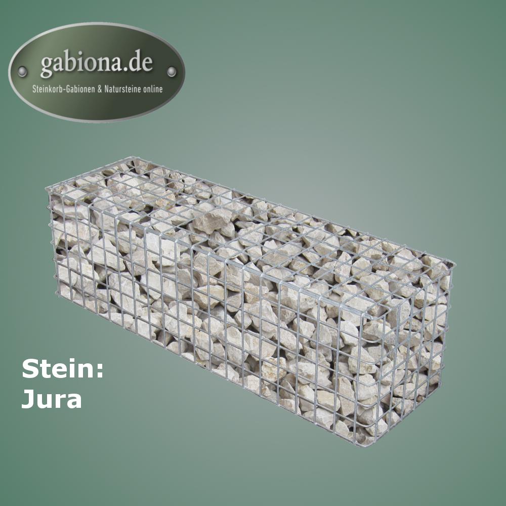 Thermisch verzinkte schanskorf 102 cm x 32 cm x 32 cm, maaswijdte 5 cm x 5 cm, volledig gelast