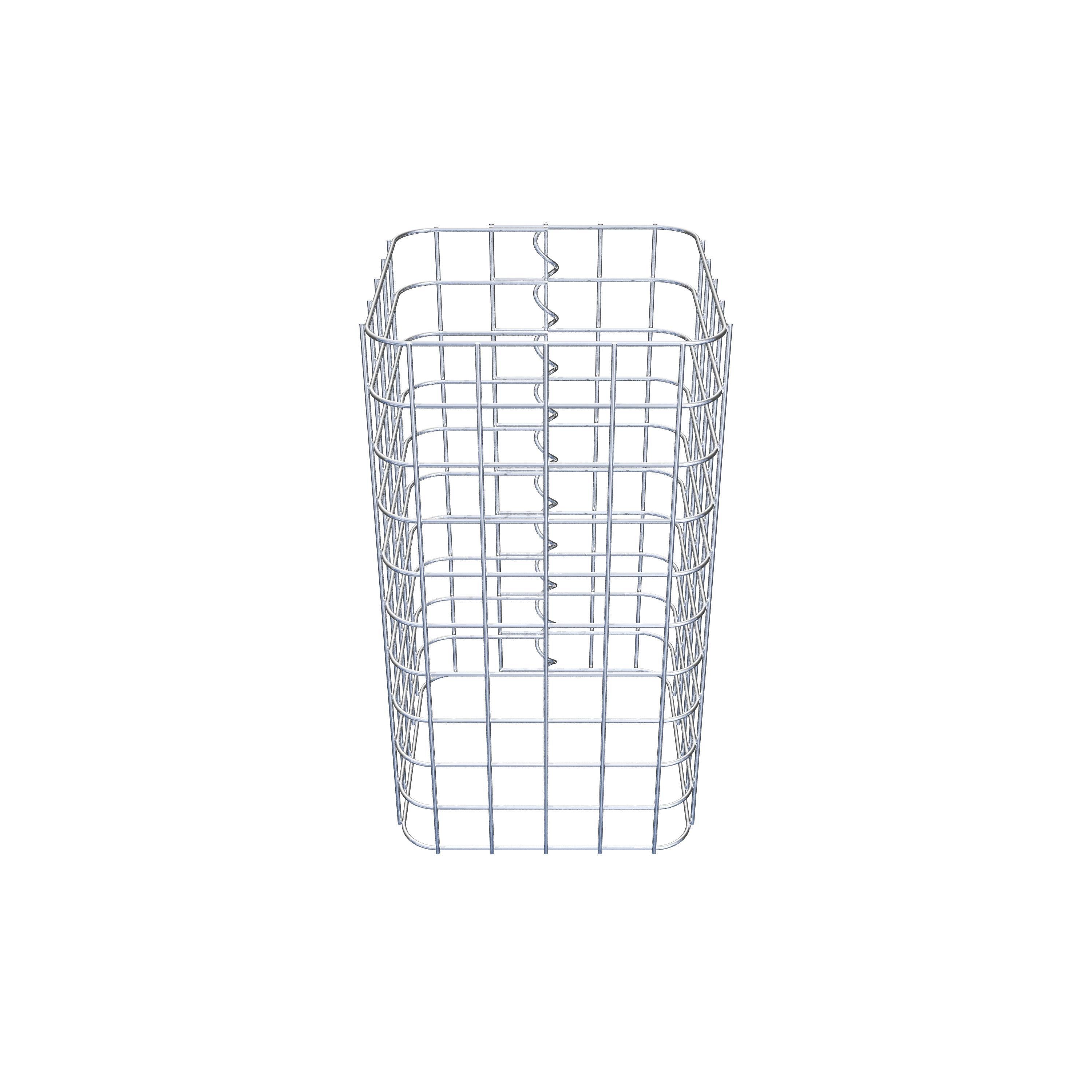 Colonne de gabion 27 x 27 cm MW 5 x 5 cm carré