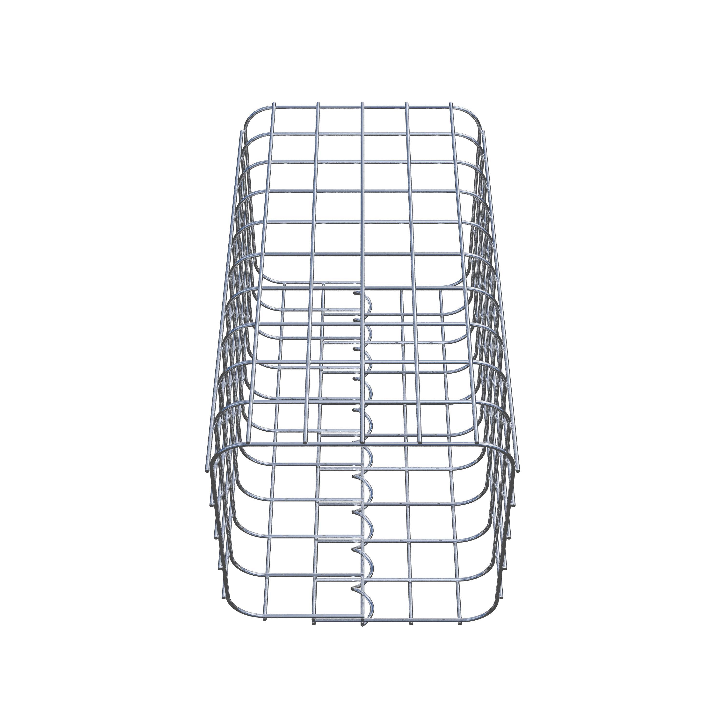 Colonne de gabion 27 x 27 cm MW 5 x 5 cm carré