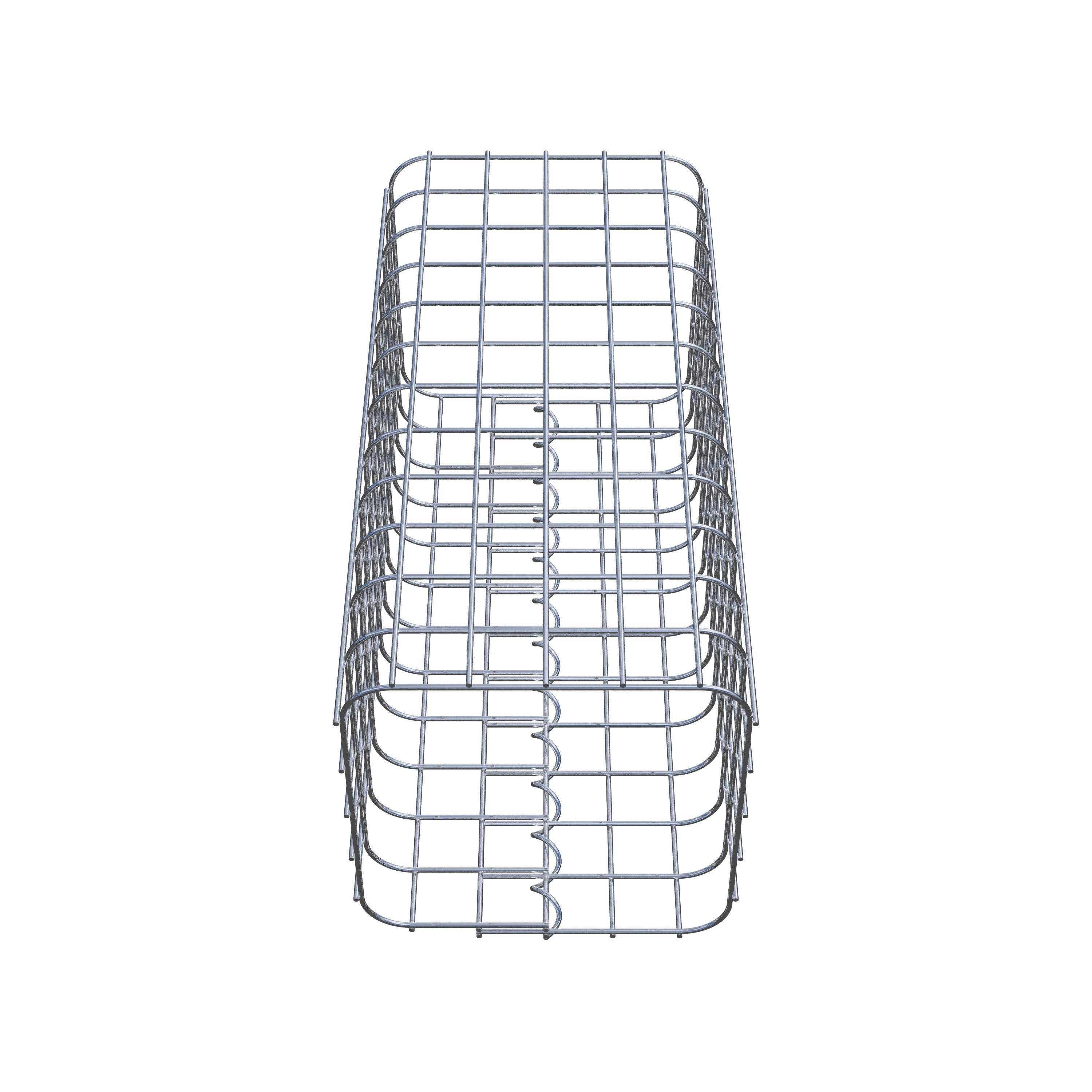 Colonne de gabion 27 x 27 cm MW 5 x 5 cm carré