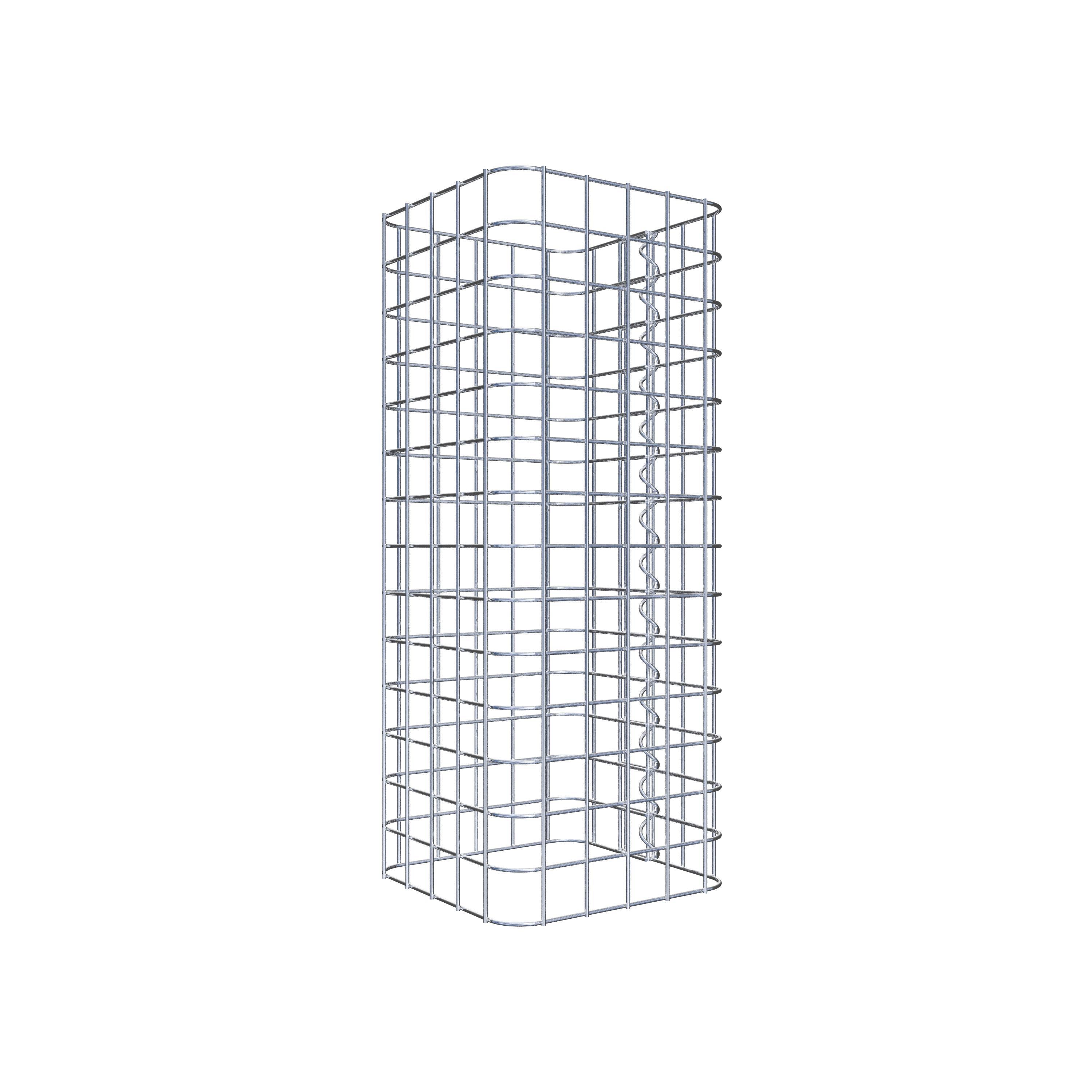Colonne de gabion 27 x 27 cm MW 5 x 5 cm carré