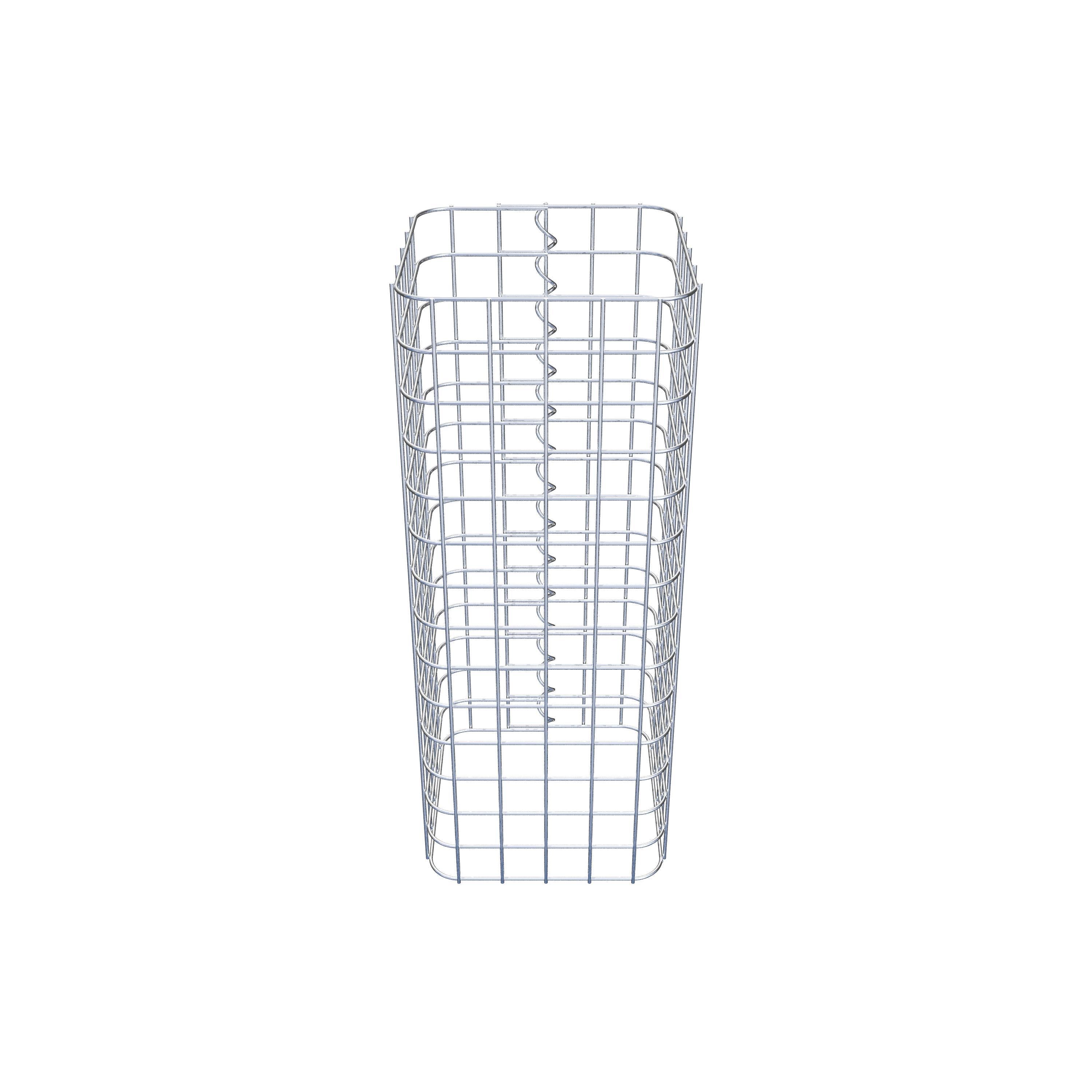 Colonne de gabion 27 x 27 cm MW 5 x 5 cm carré
