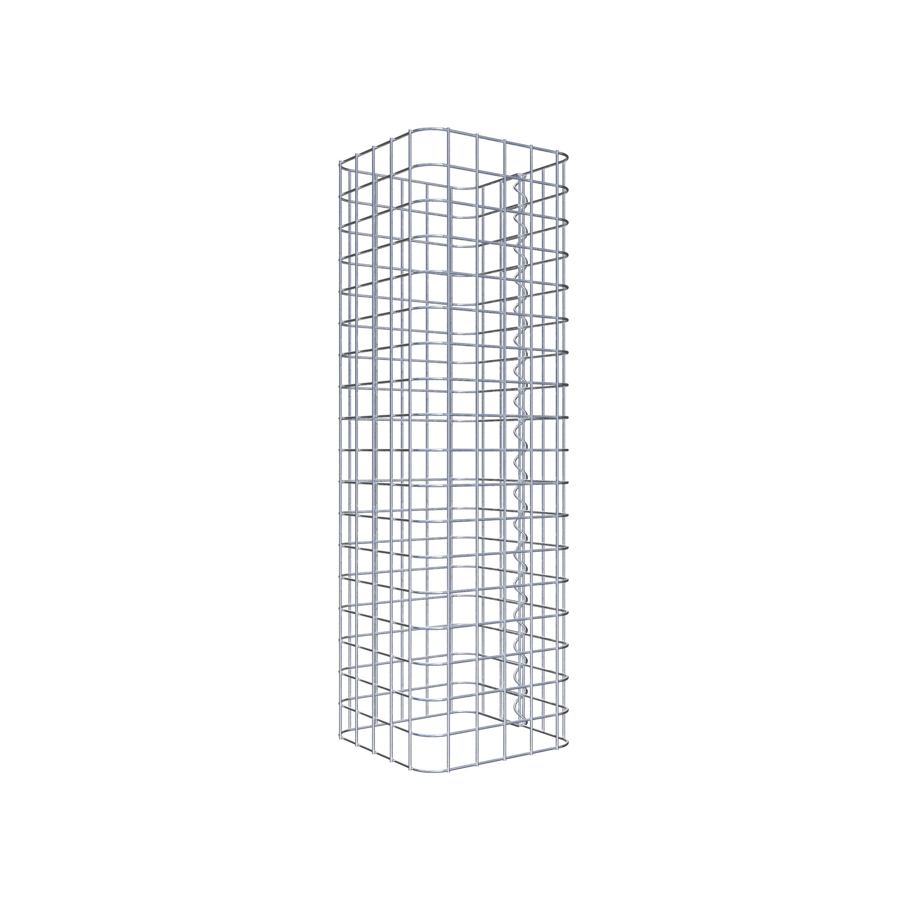 Colonne de gabion 27 x 27 cm MW 5 x 5 cm carré