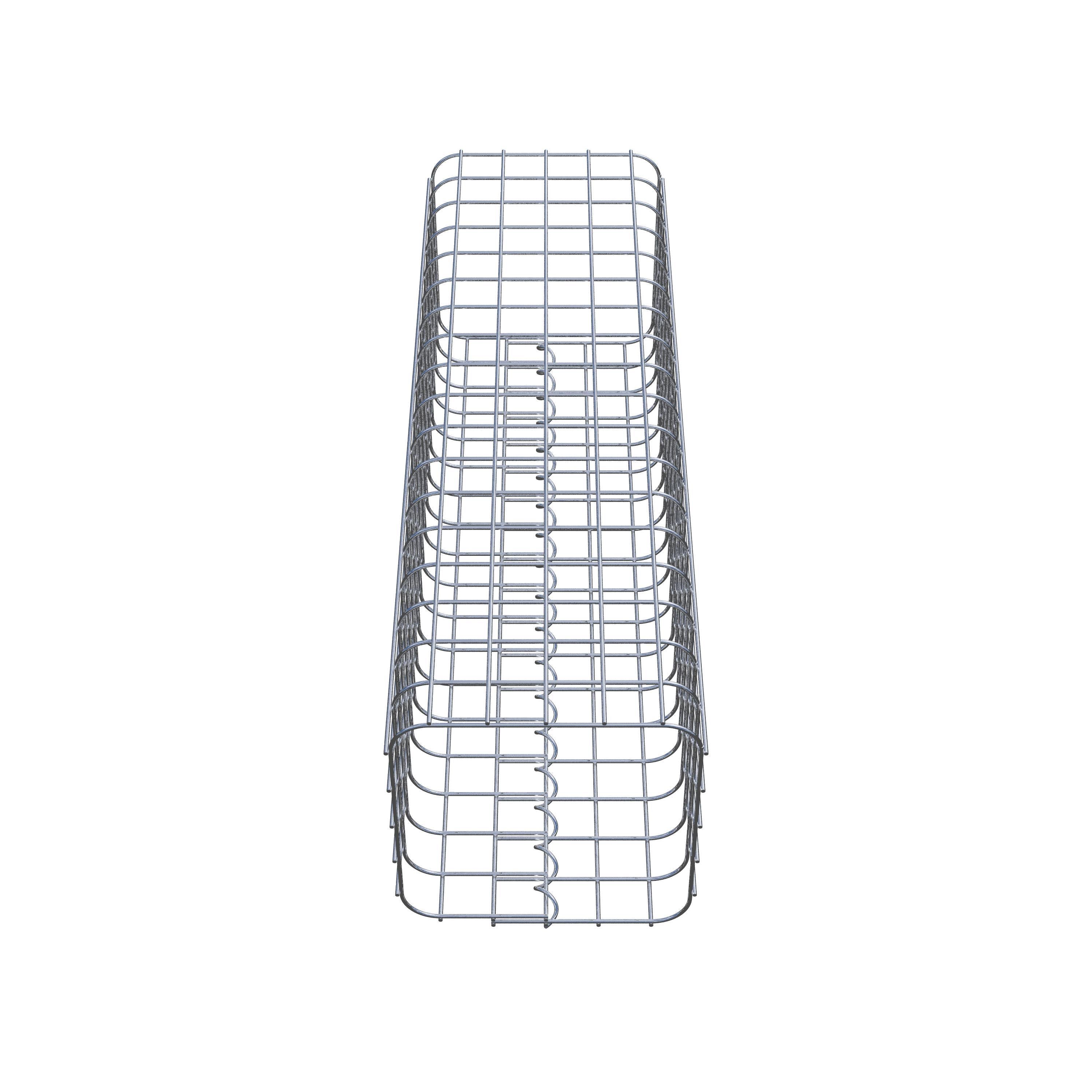 Colonne de gabion 27 x 27 cm MW 5 x 5 cm carré