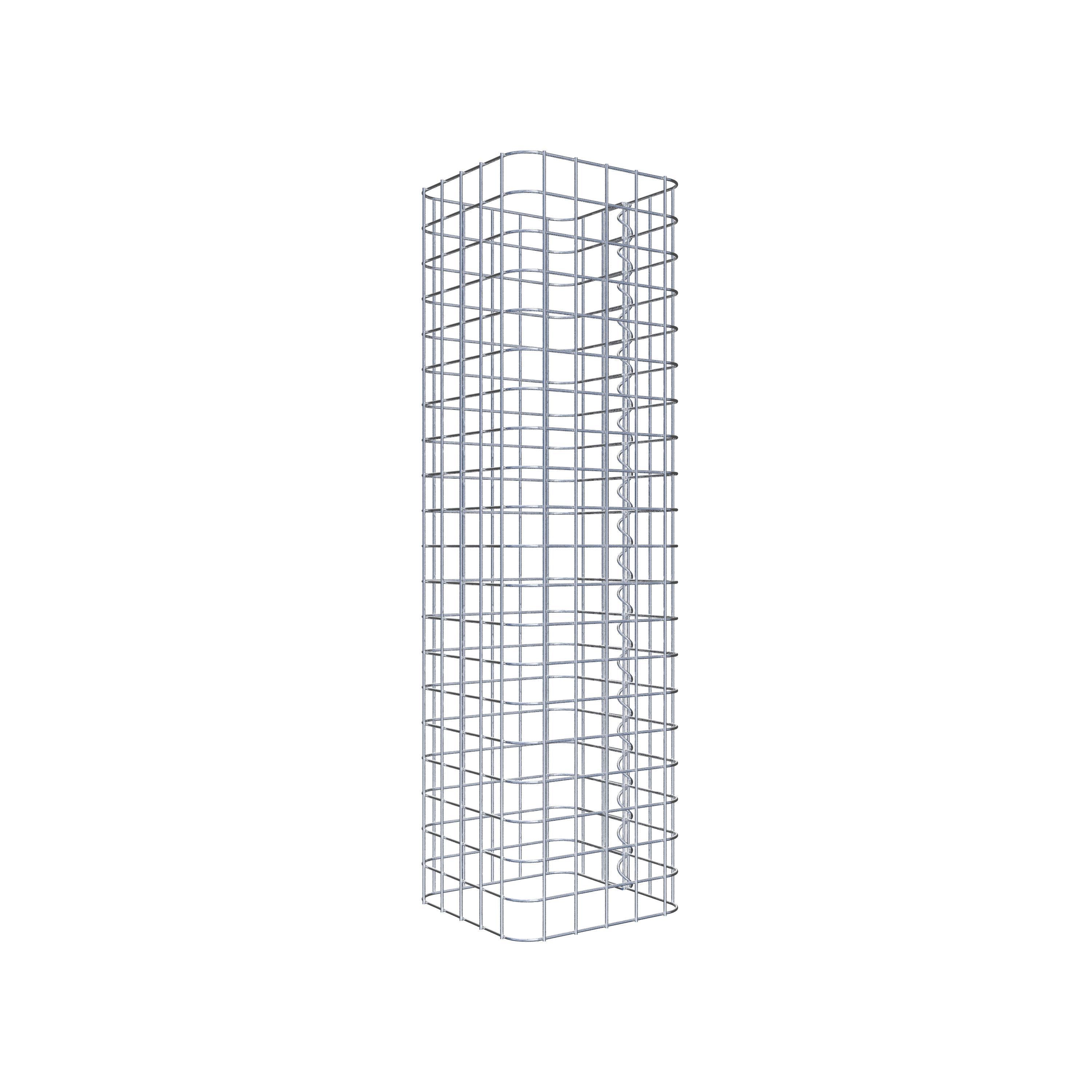 Colonne de gabion 27 x 27 cm MW 5 x 5 cm carré