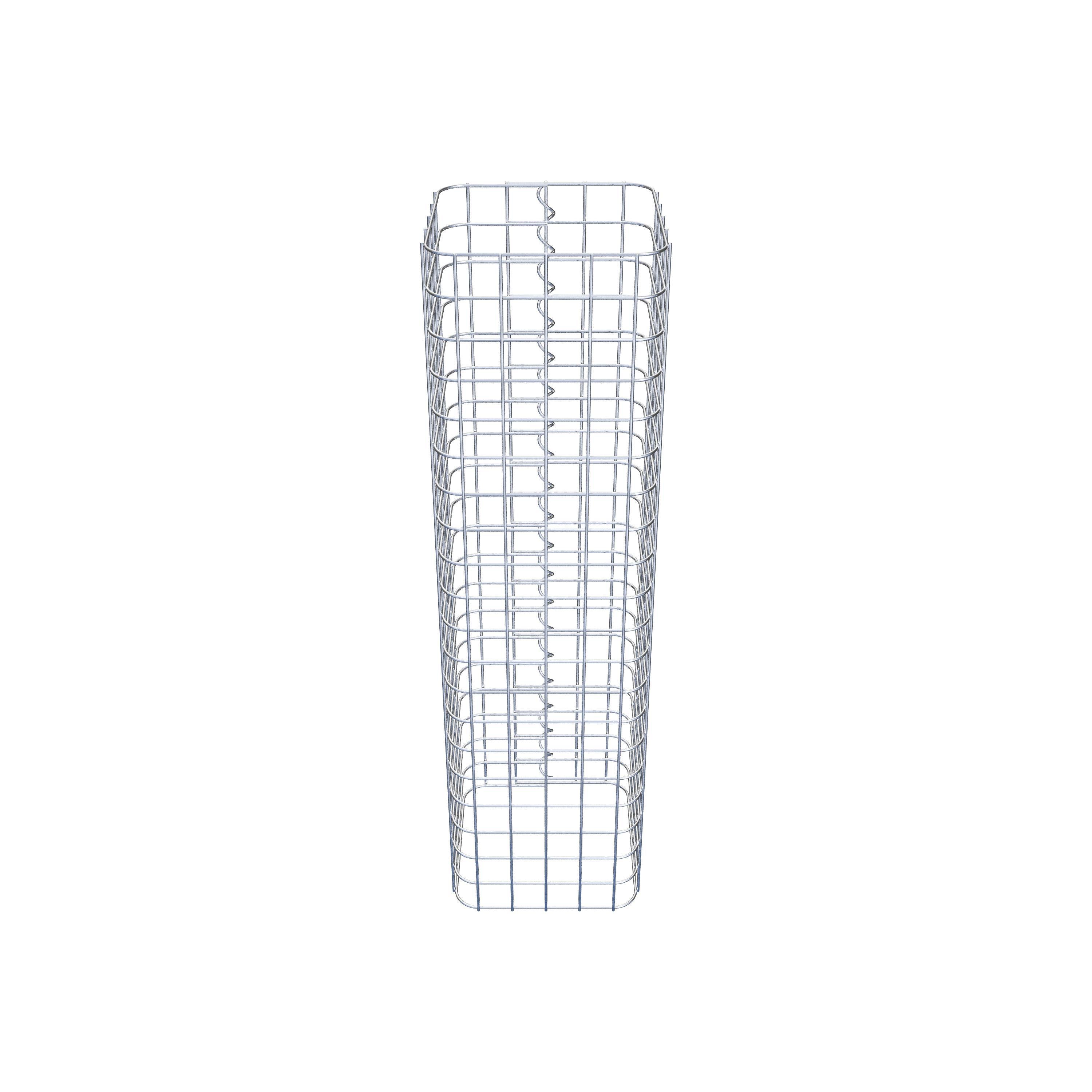 Colonne de gabion 27 x 27 cm MW 5 x 5 cm carré