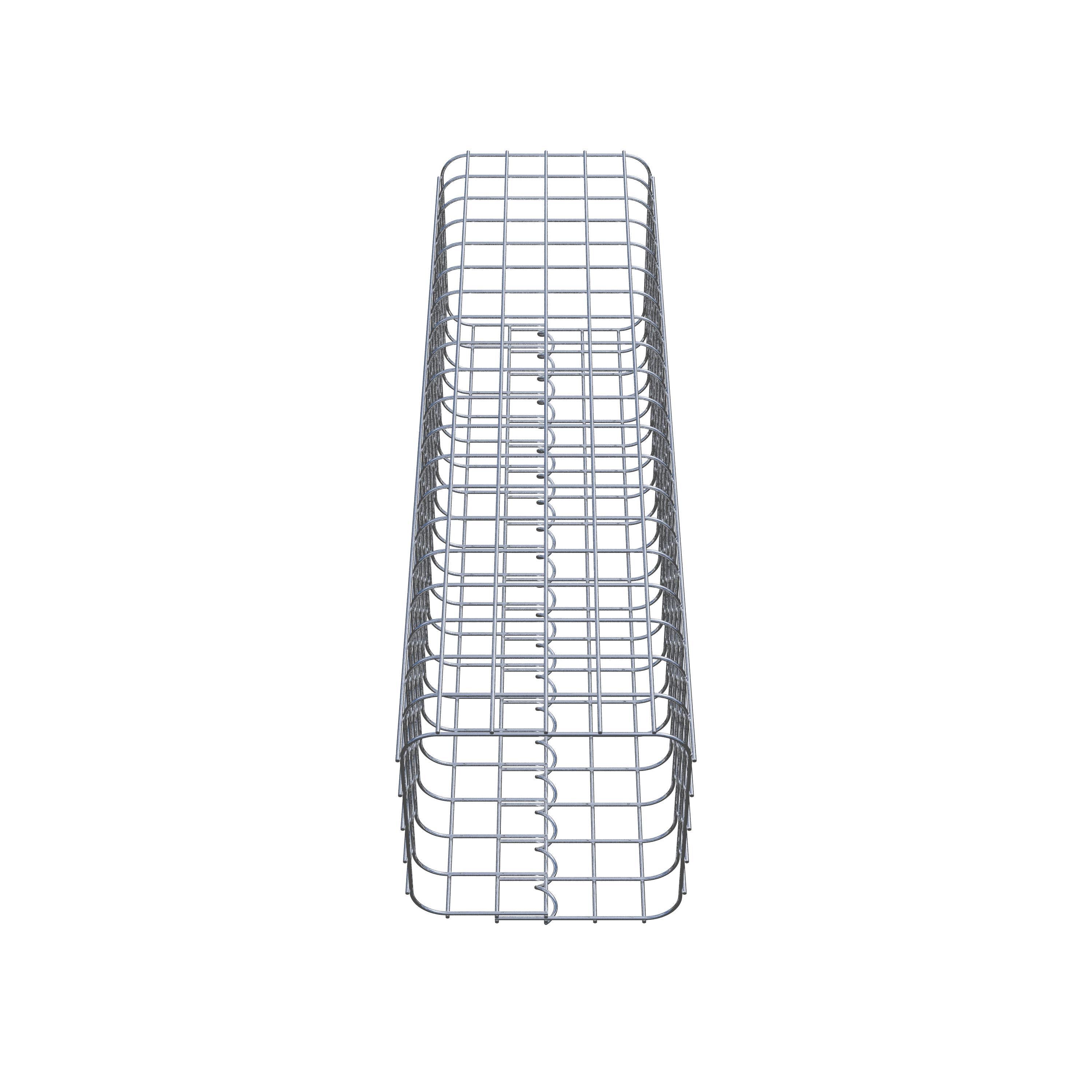 Colonne de gabion 27 x 27 cm MW 5 x 5 cm carré