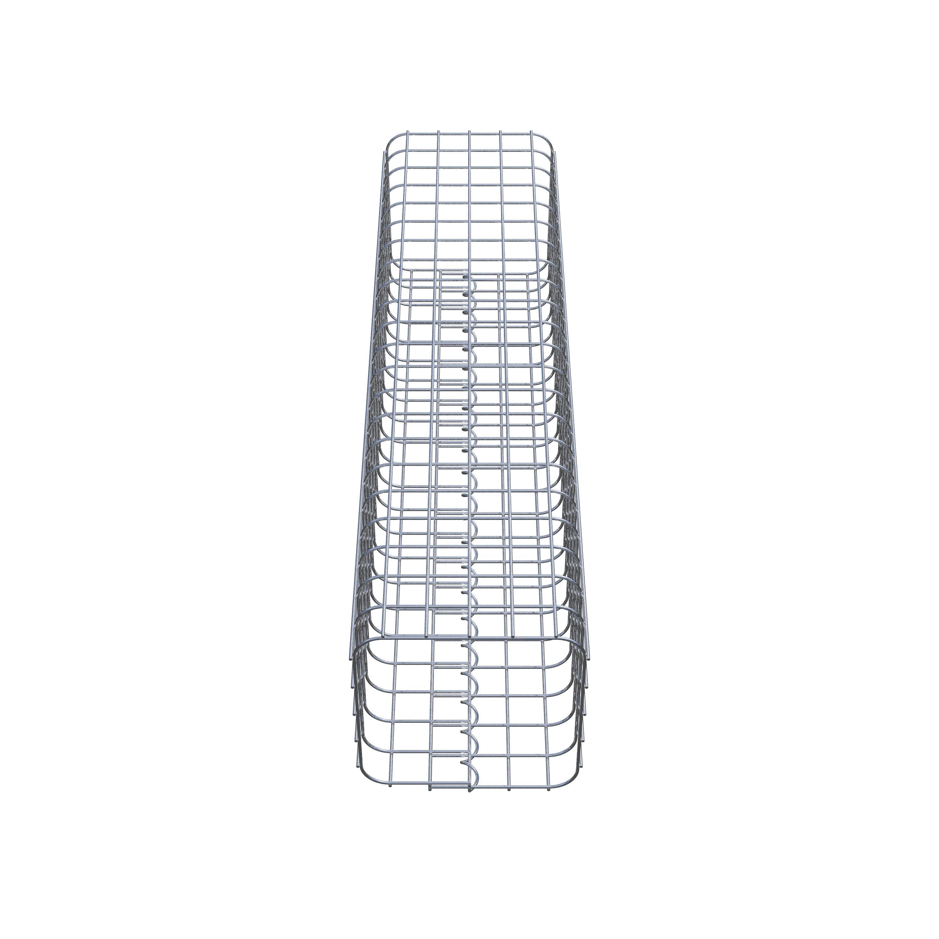 Colonne de gabion 27 x 27 cm MW 5 x 5 cm carré