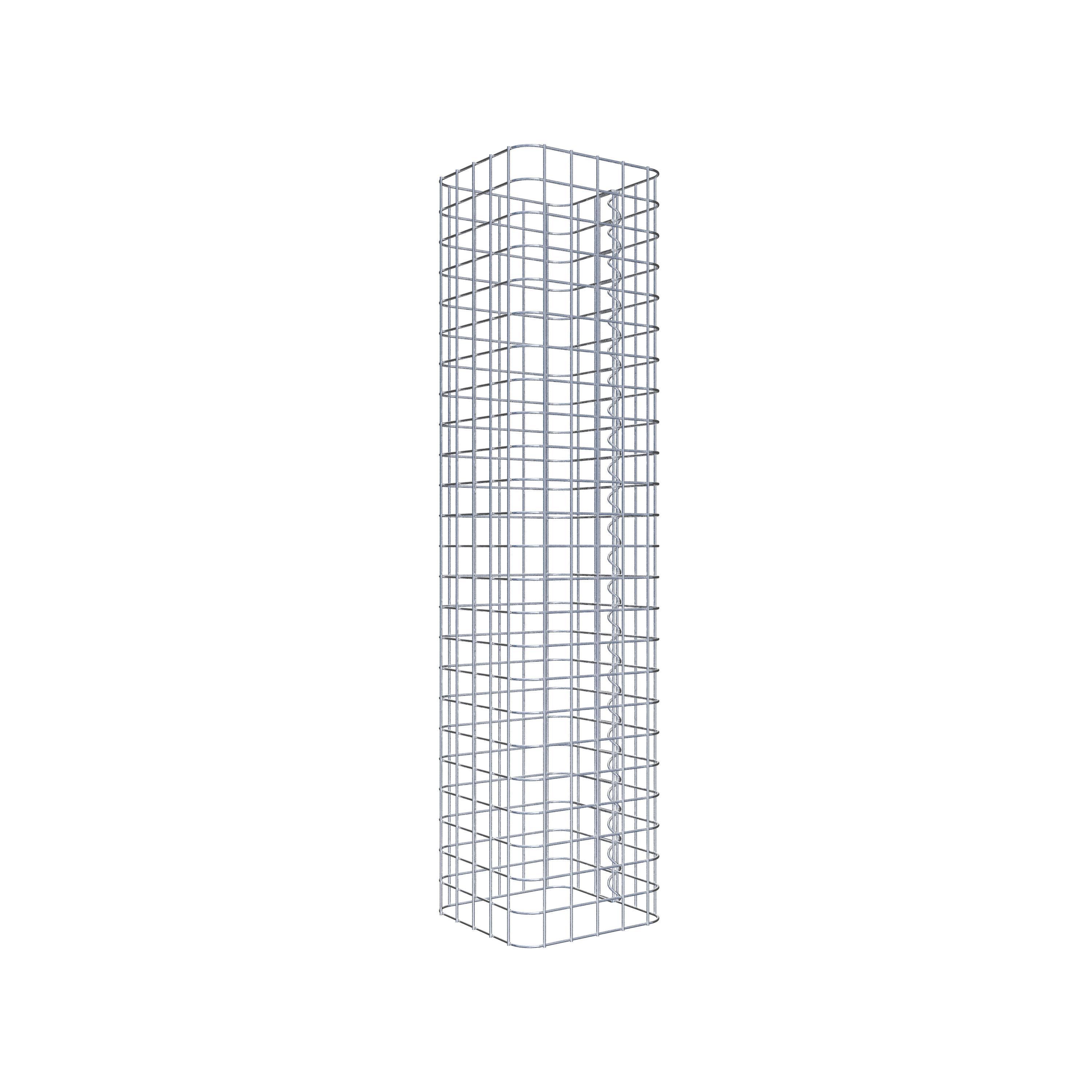 Colonne de gabion 27 x 27 cm MW 5 x 5 cm carré