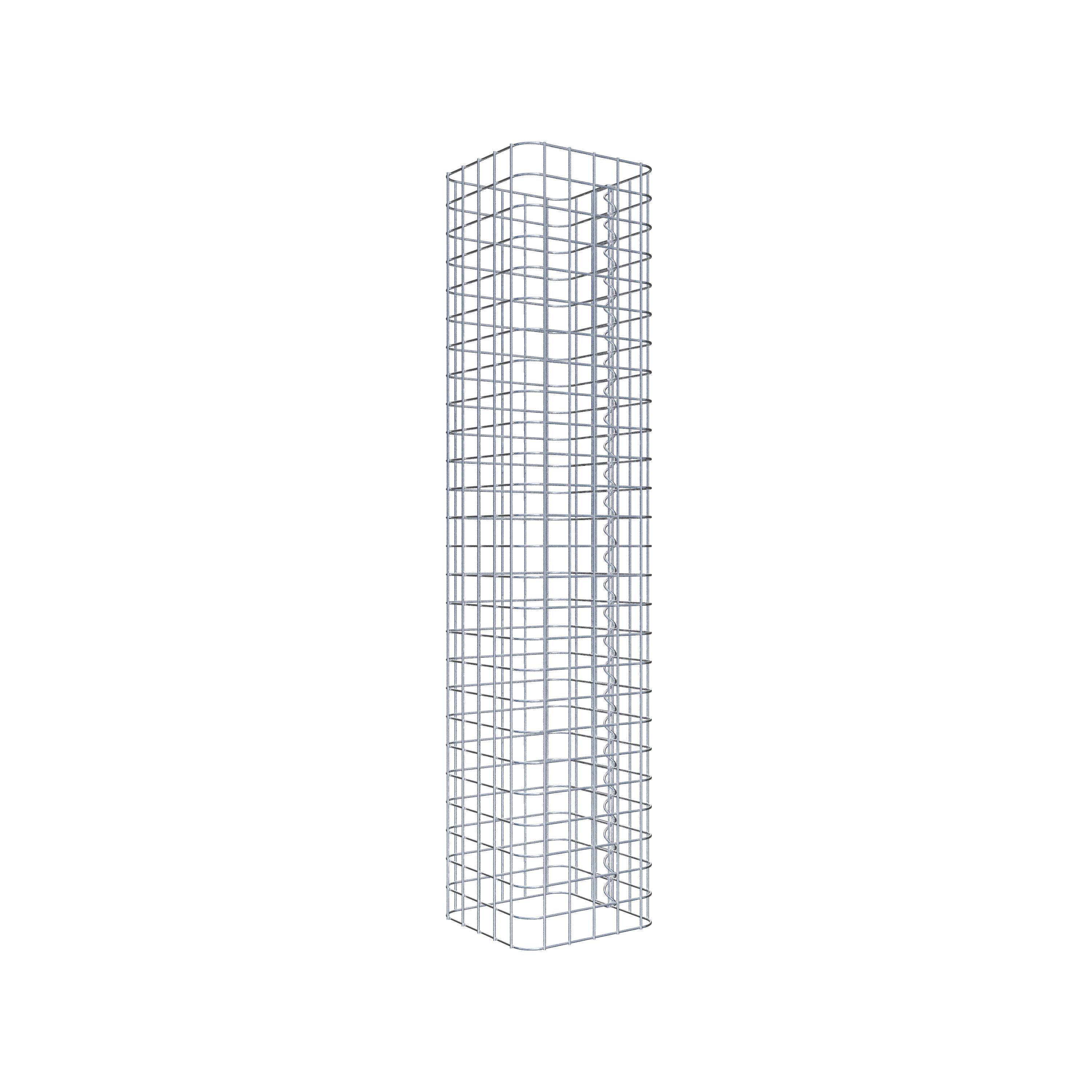 Colonne de gabion 27 x 27 cm MW 5 x 5 cm carré