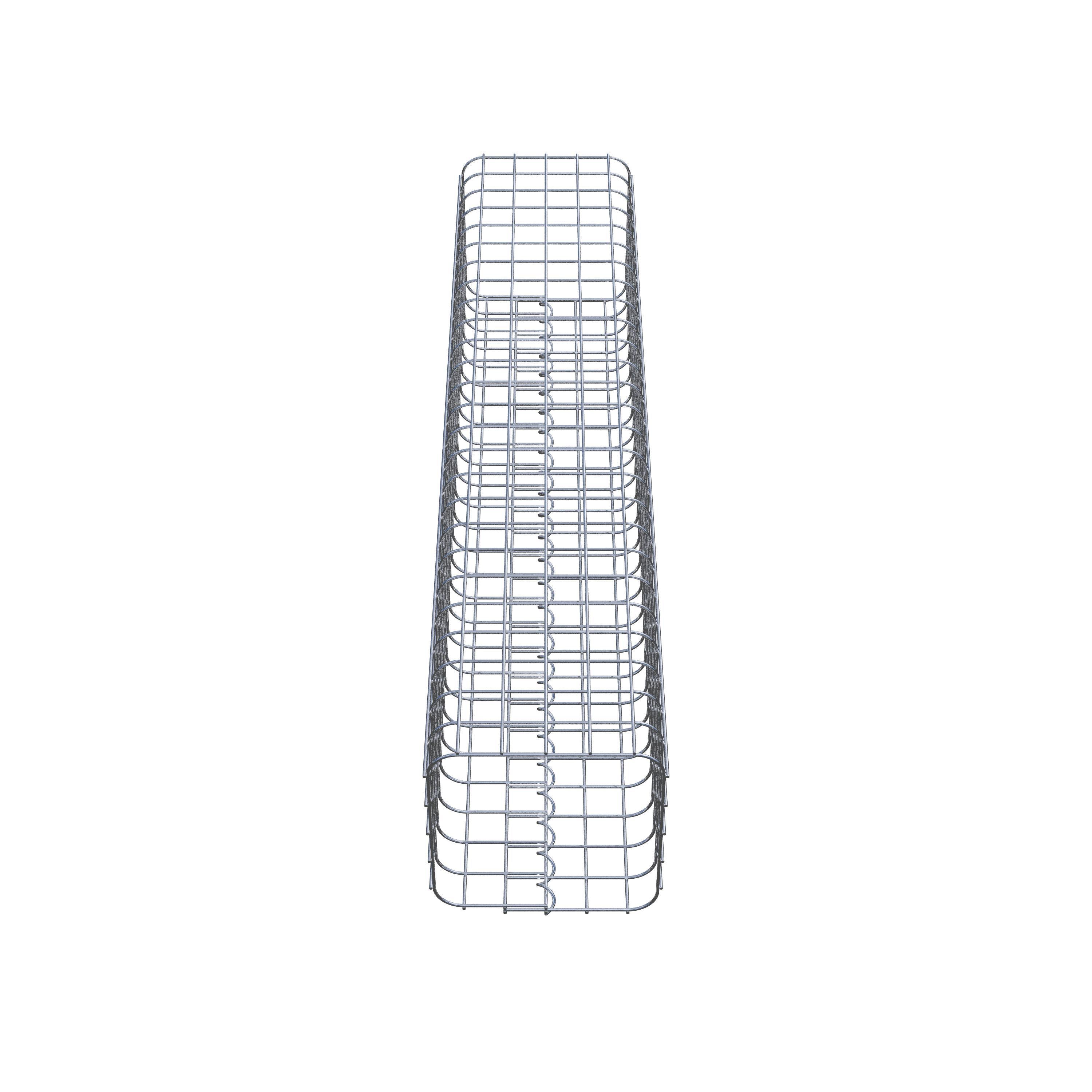 Colonne de gabion 27 x 27 cm MW 5 x 5 cm carré