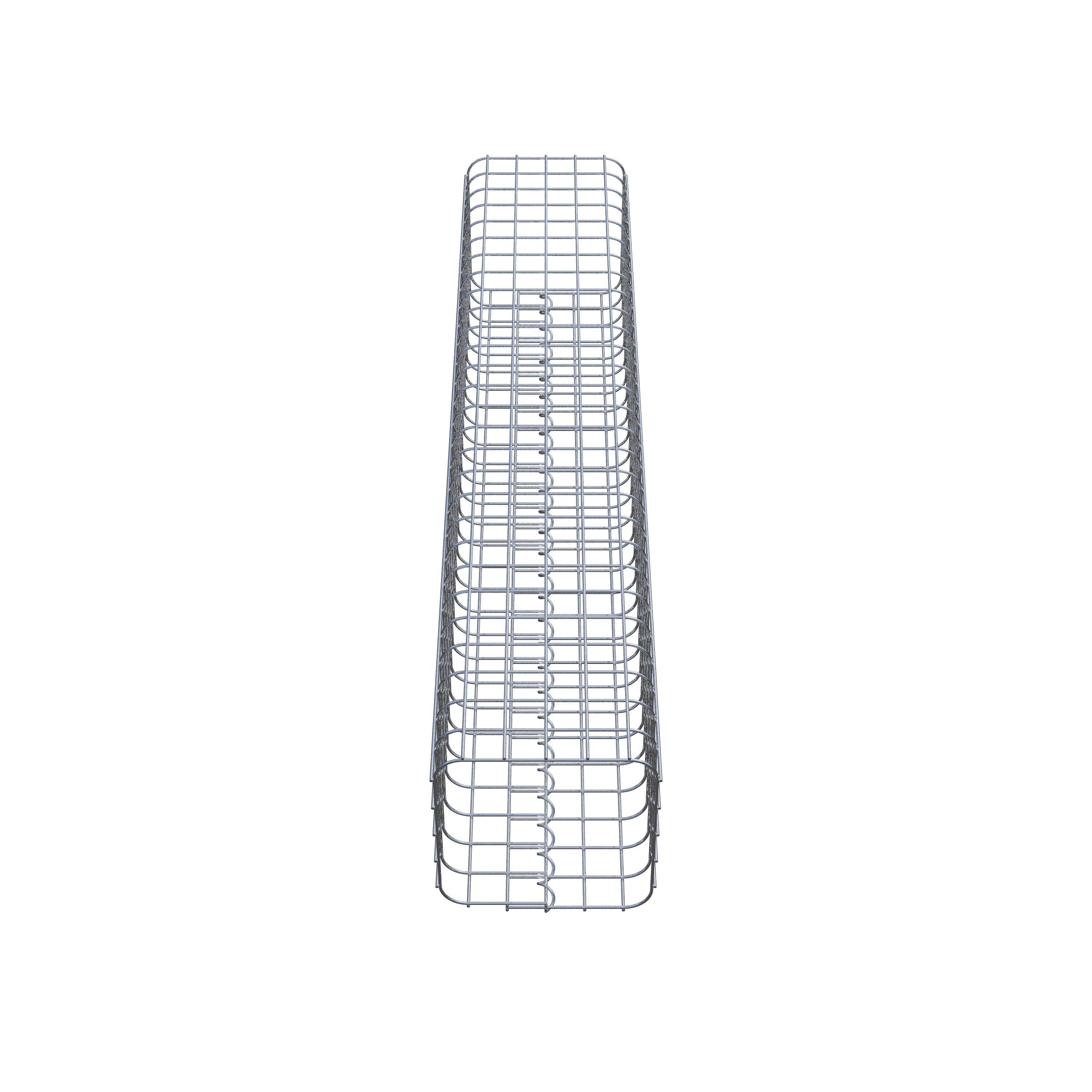 Colonne de gabion 27 x 27 cm MW 5 x 5 cm carré