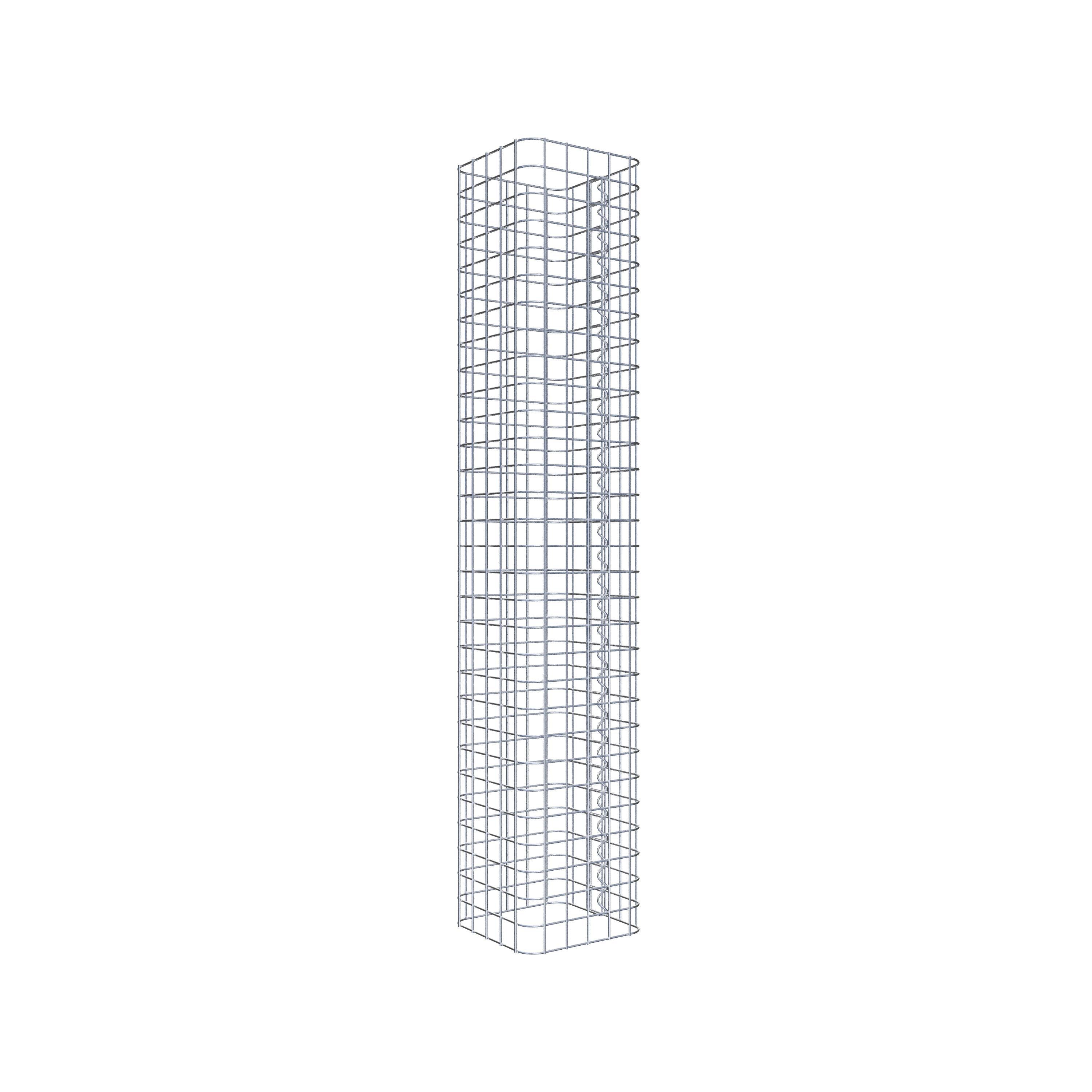 Colonne de gabion 27 x 27 cm MW 5 x 5 cm carré