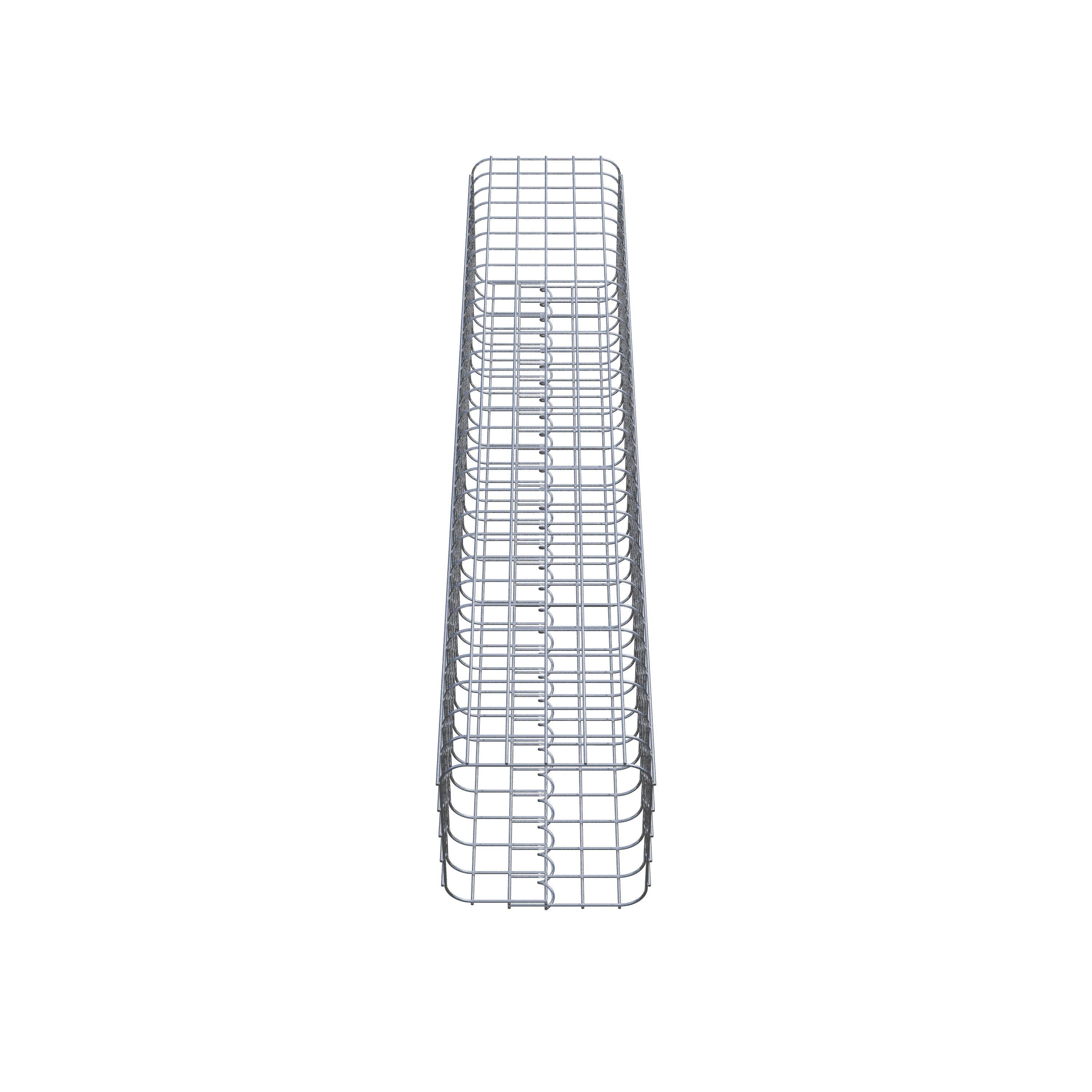 Colonne de gabion 27 x 27 cm MW 5 x 5 cm carré
