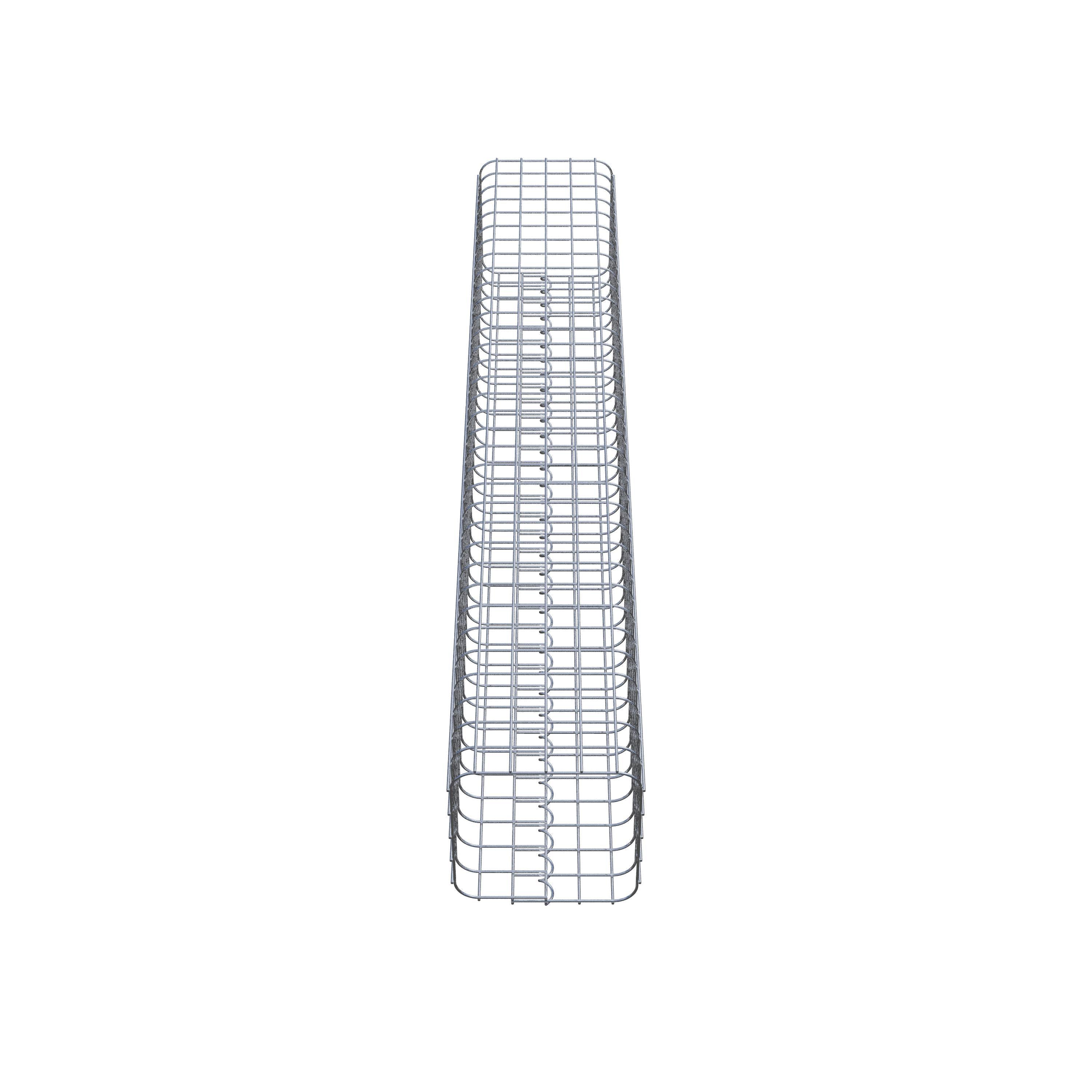 Colonne de gabion 27 x 27 cm MW 5 x 5 cm carré