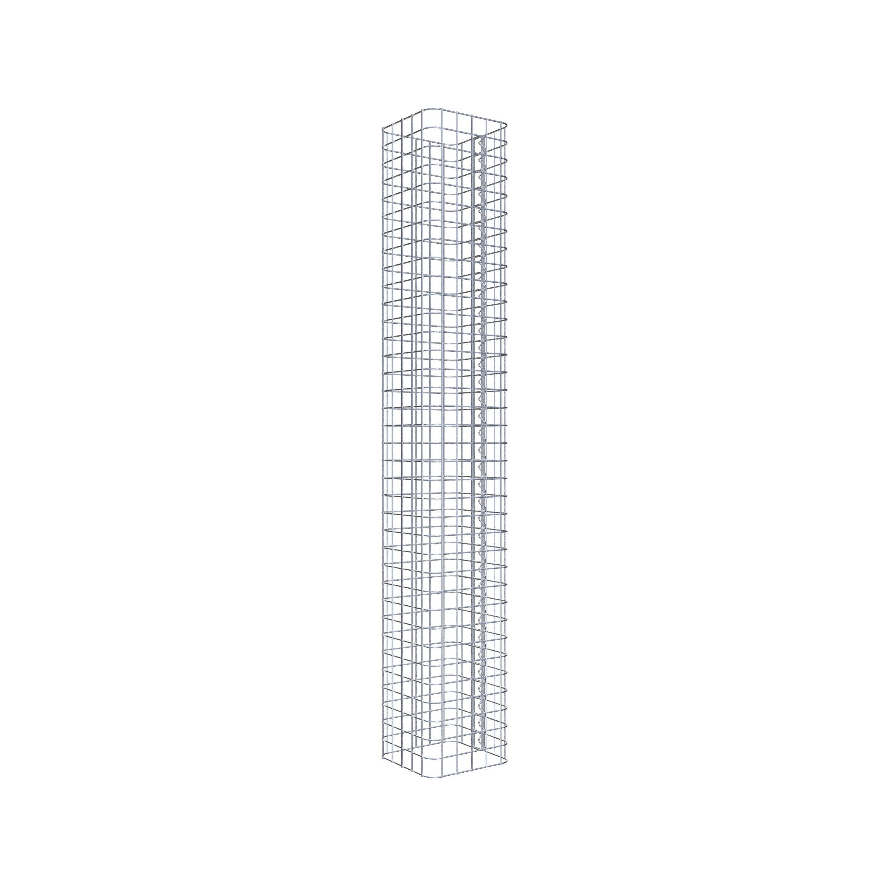 Colonne de gabion 27 x 27 cm MW 5 x 5 cm carré